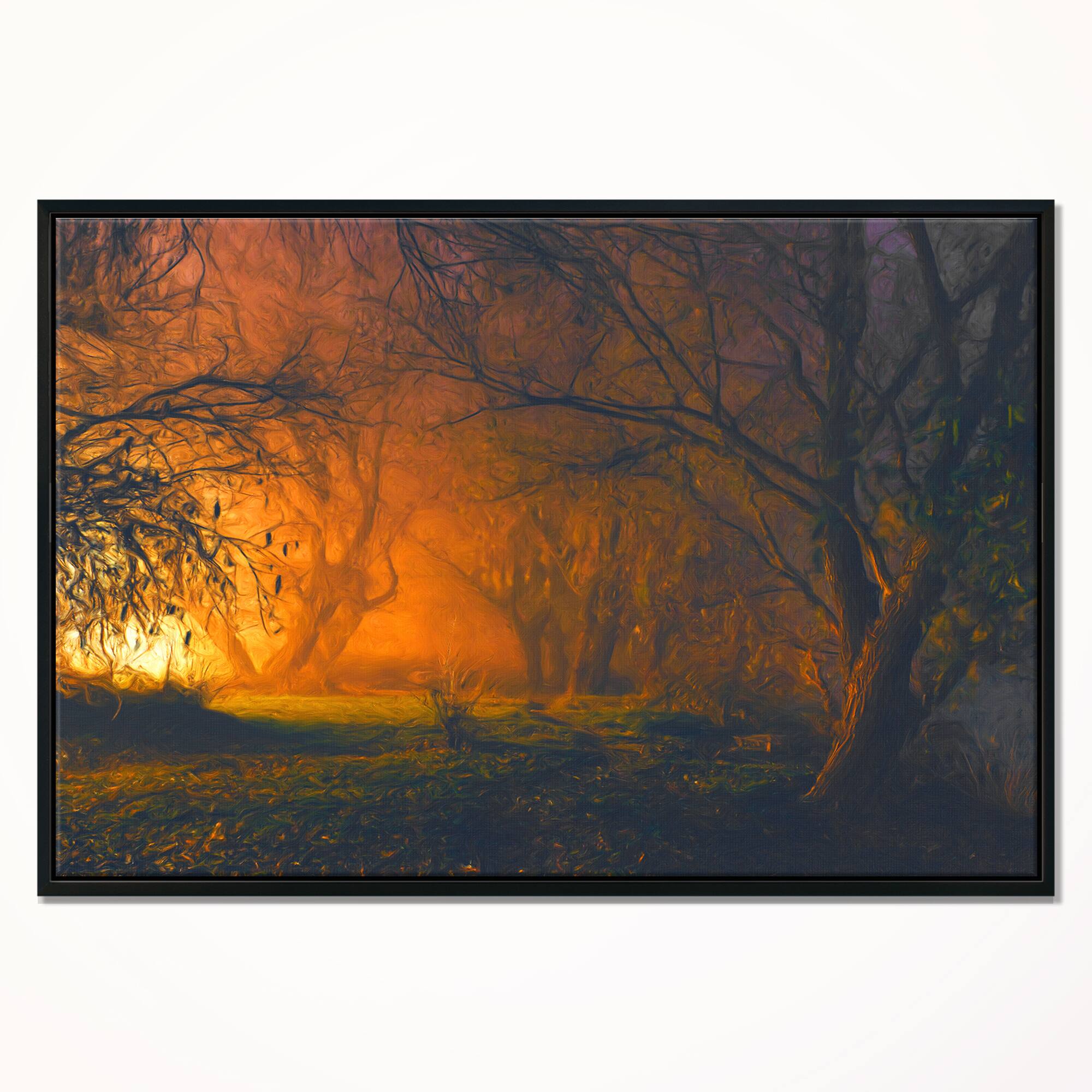 Designart - Magical Light in Forest