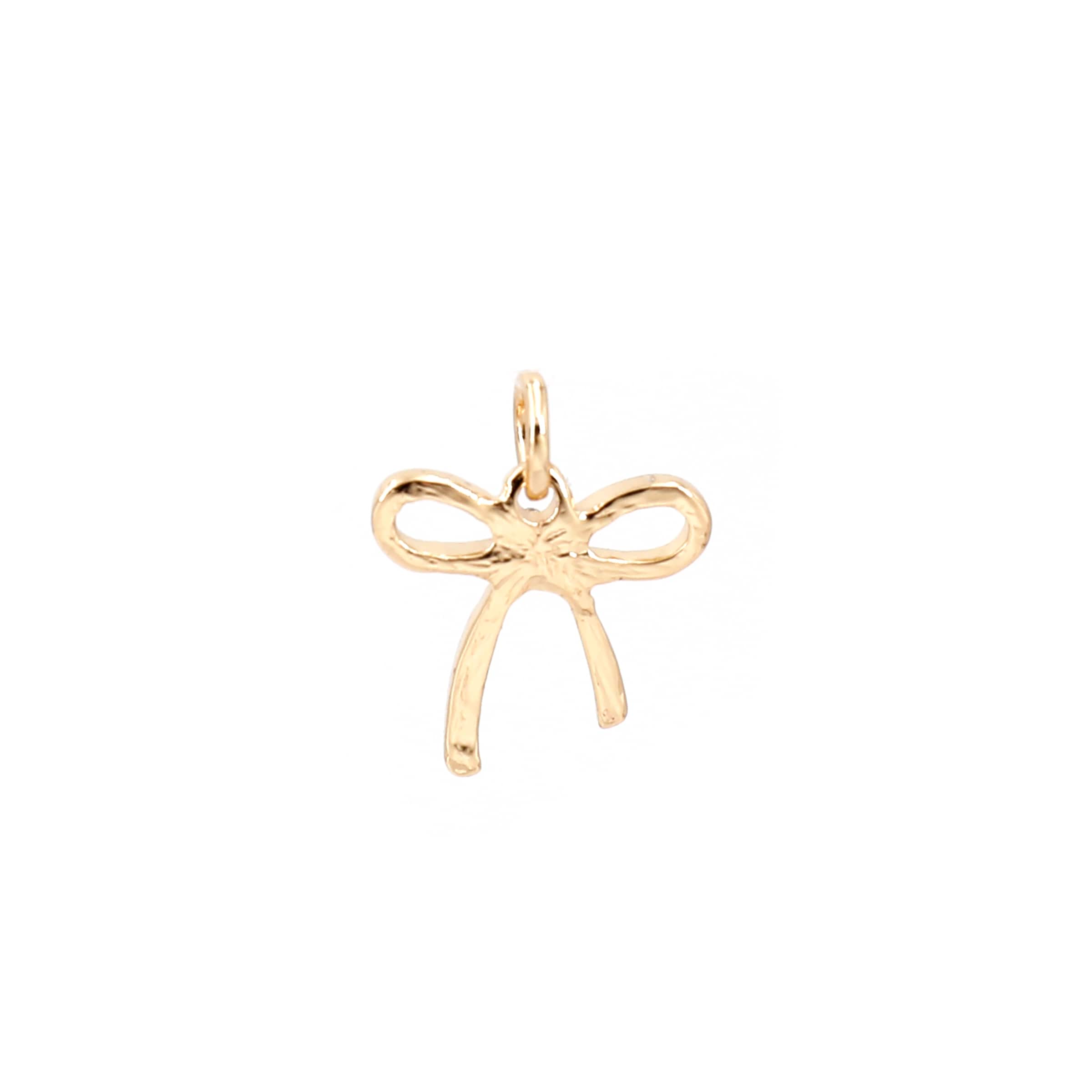 14K Gold-Plated Bow Charm by Bead Landing™