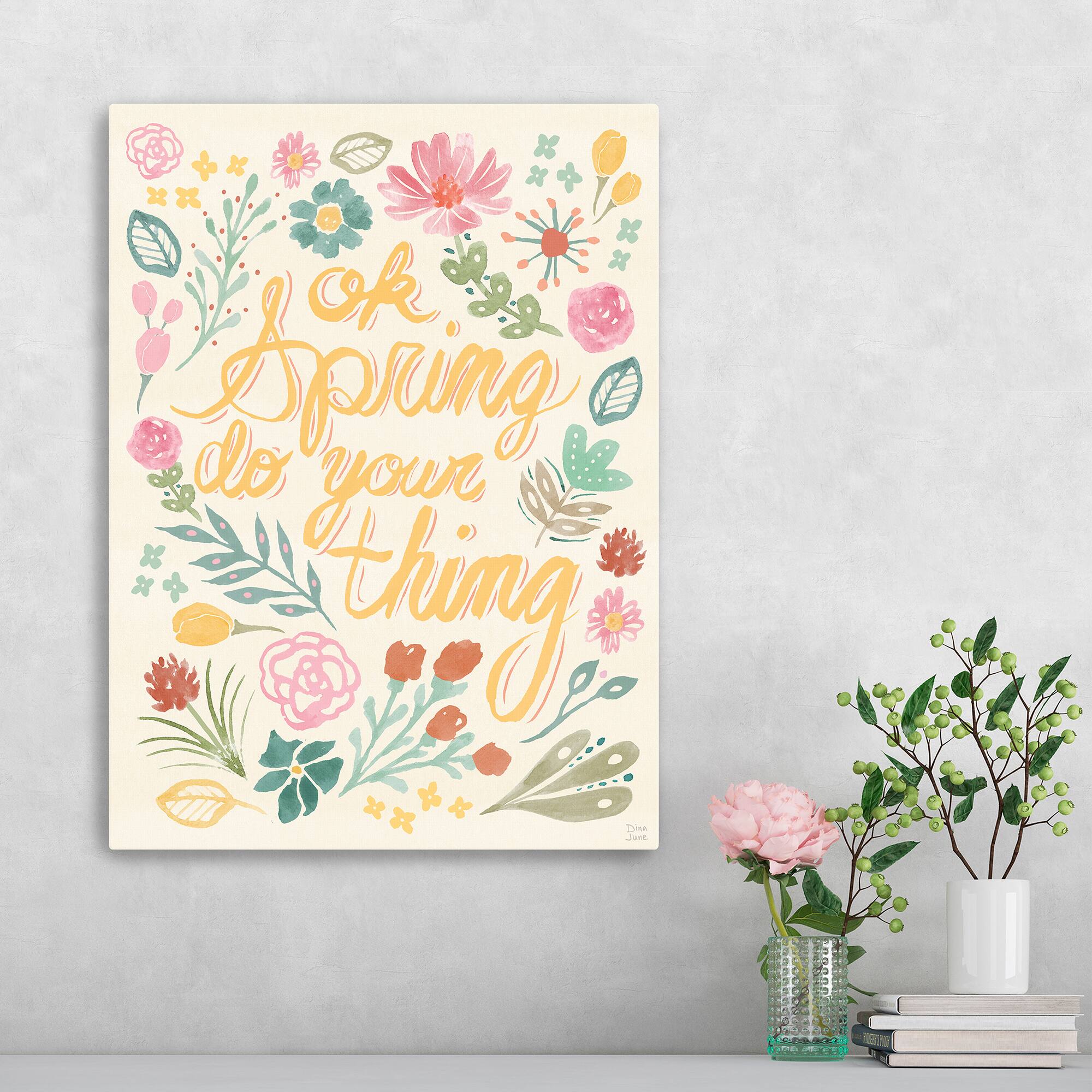 Lumaprints Spring Song IV Canvas Giclée Art