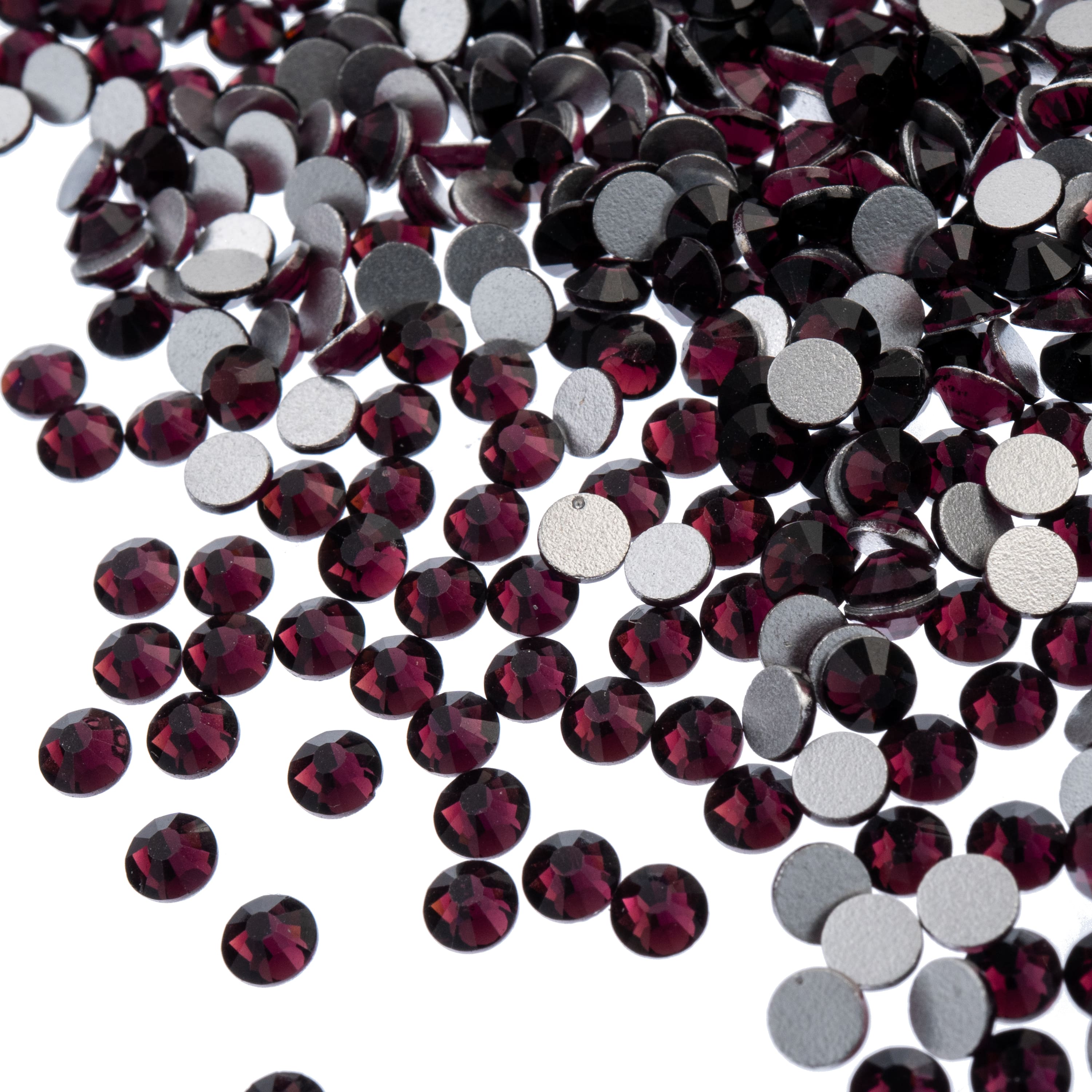 Crystal Lane DIY SS12 Glass Round Flatback Rhinestones, 2880ct.