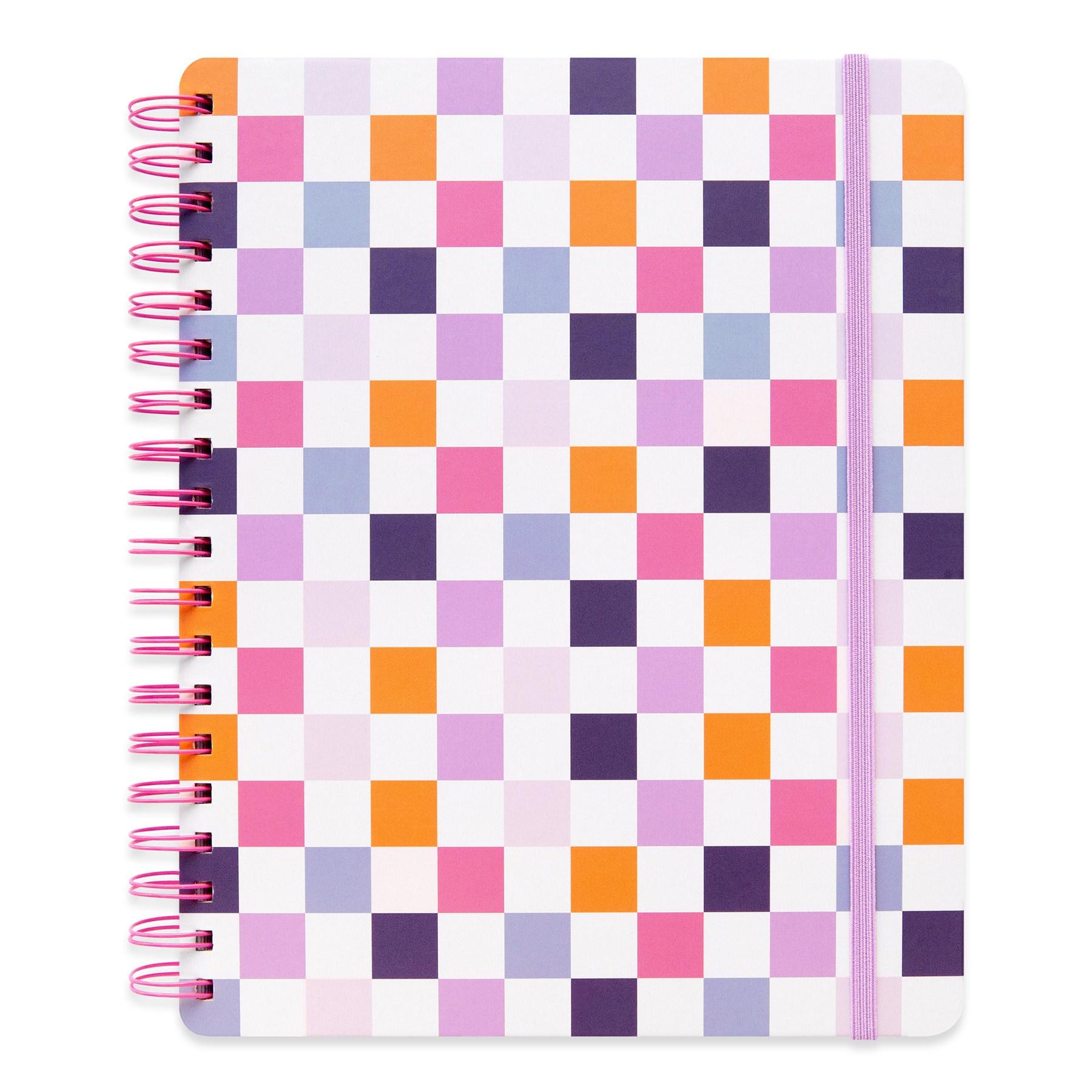 8" x 10" Purple Check Spiral Lined Notebook by Recollections™