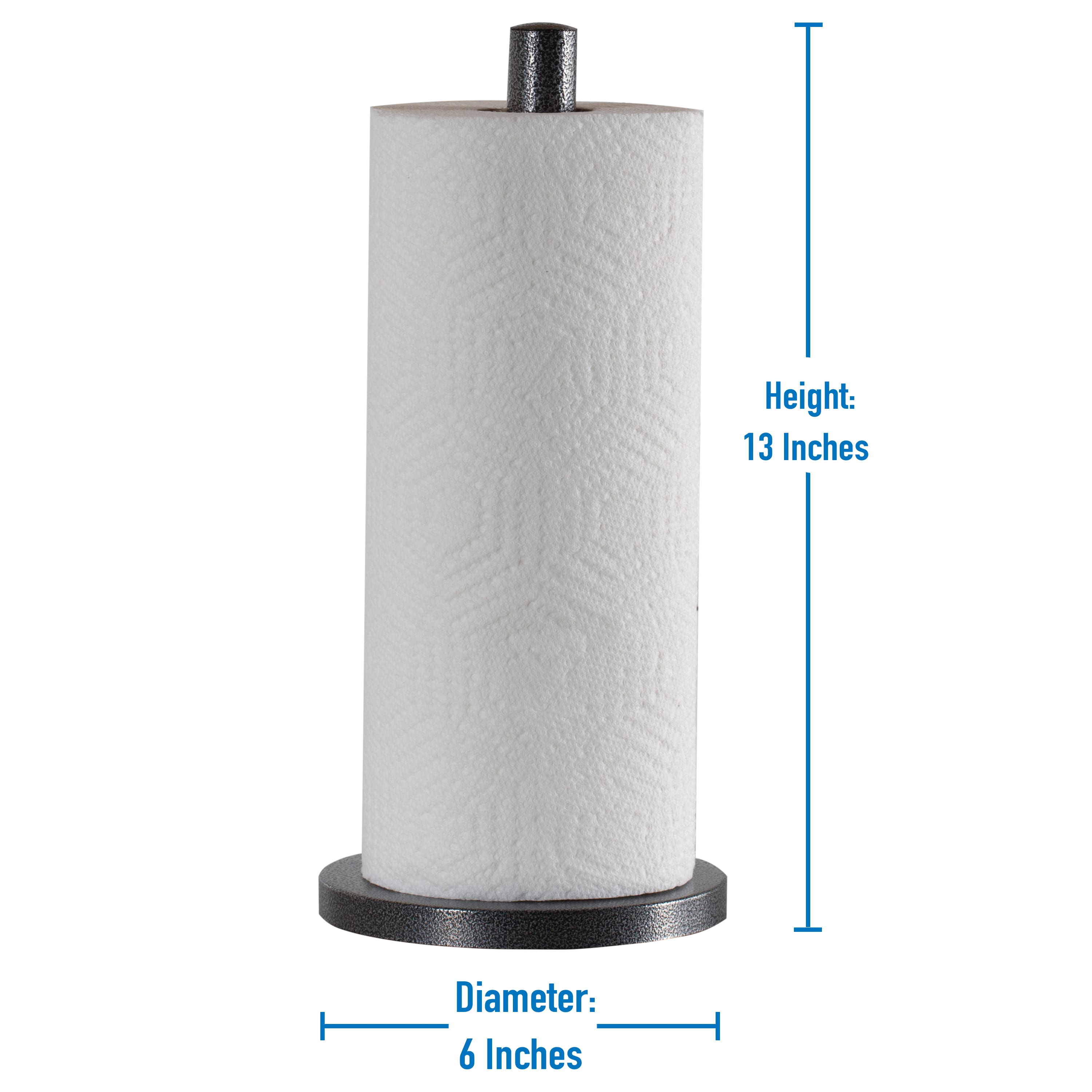 Laura Ashley Gray Speckled Paper Towel Holder