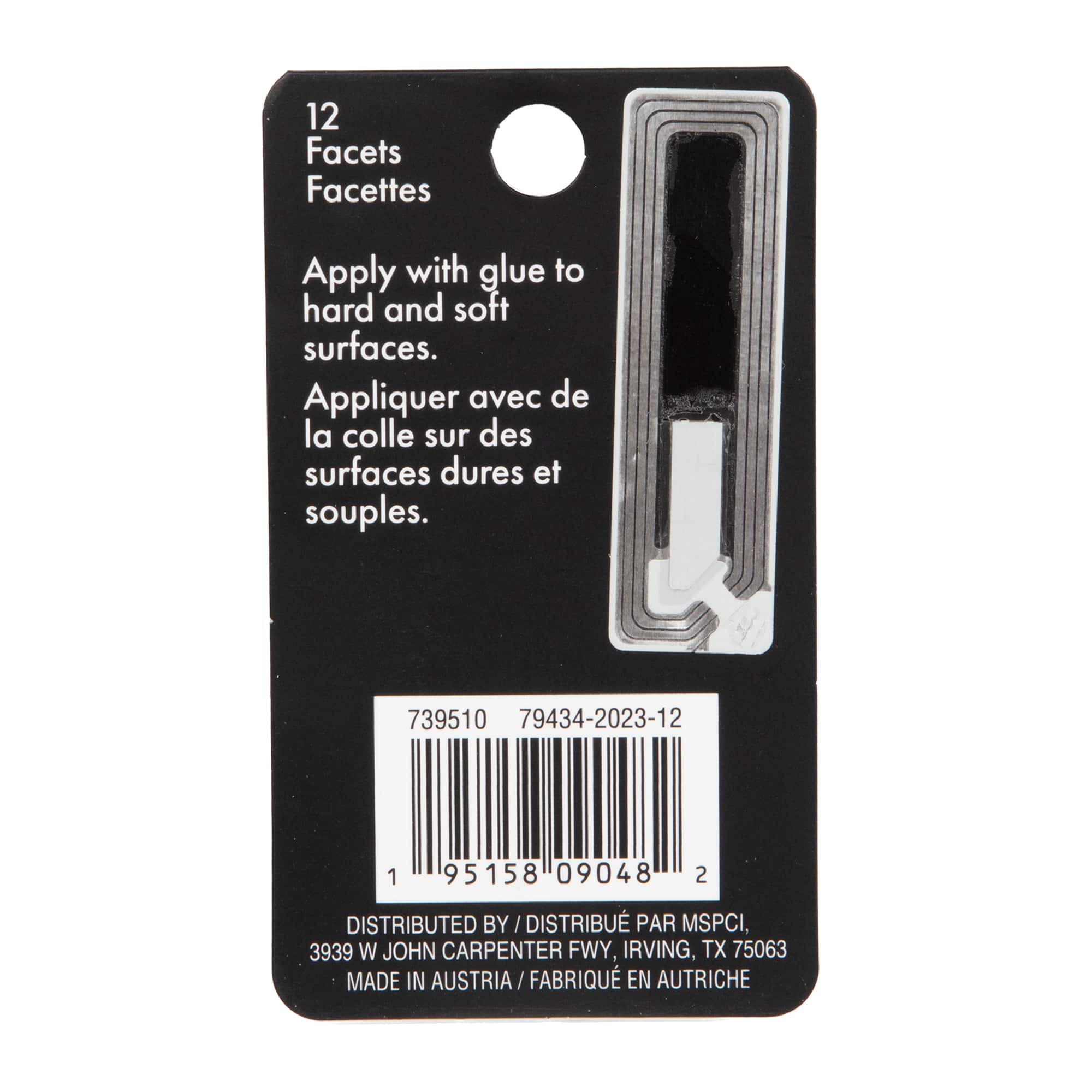 6 Packs: 10 ct. (60 total) 6mm Crystal Raindrop Glue-On Austrian Crystals by Bead Landing™