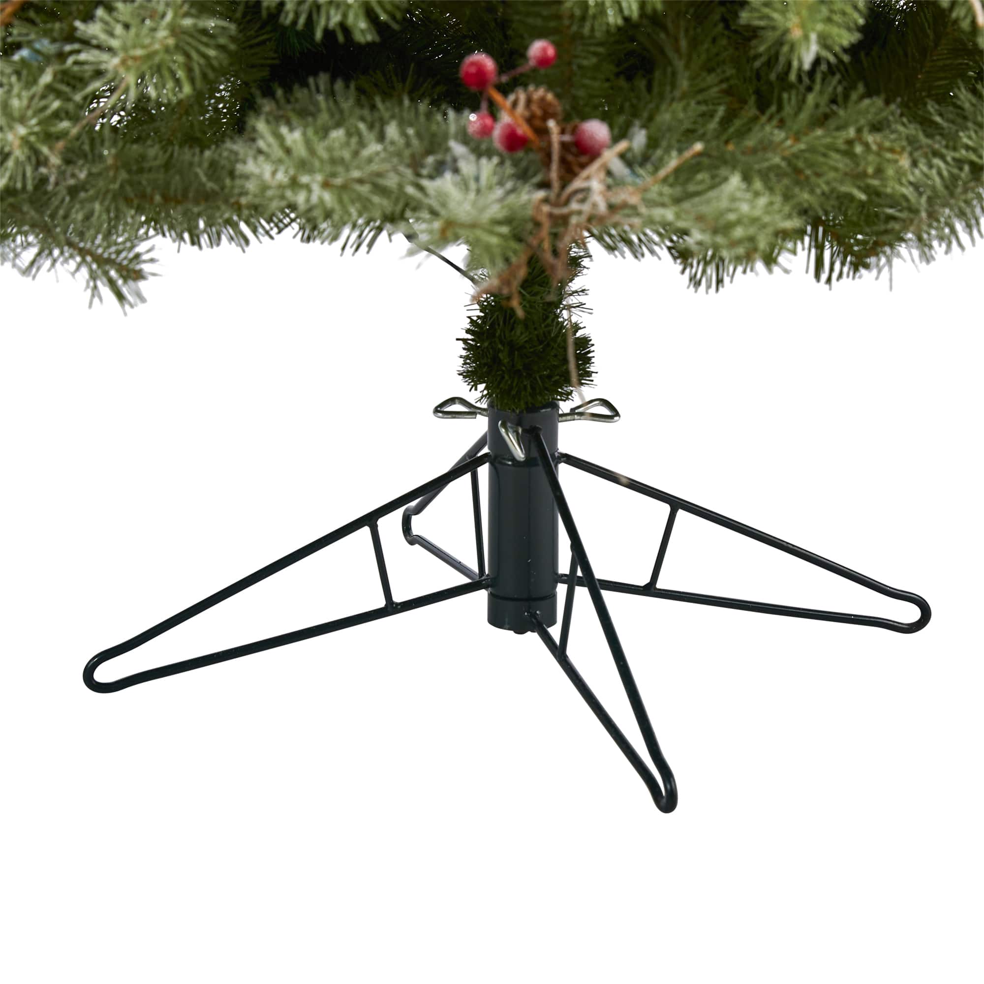 6.5ft. Pre-Lit Big Sky Spruce Artificial Christmas Tree, Clear LED Lights