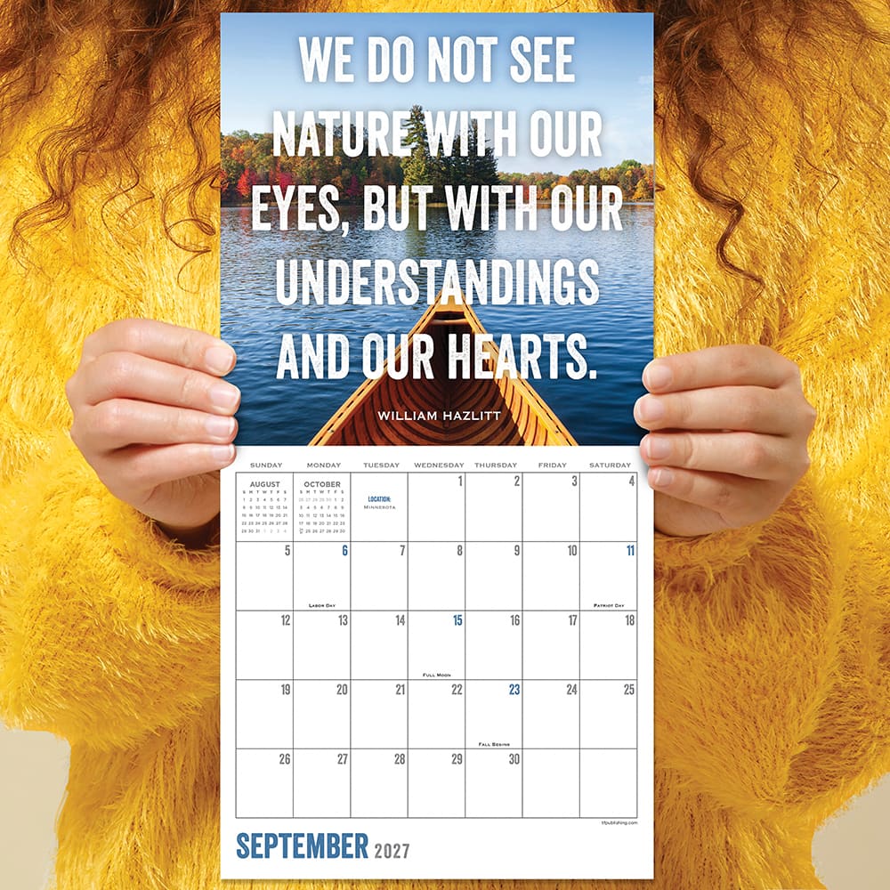 2027 Great Outdoors Mini Calendar
