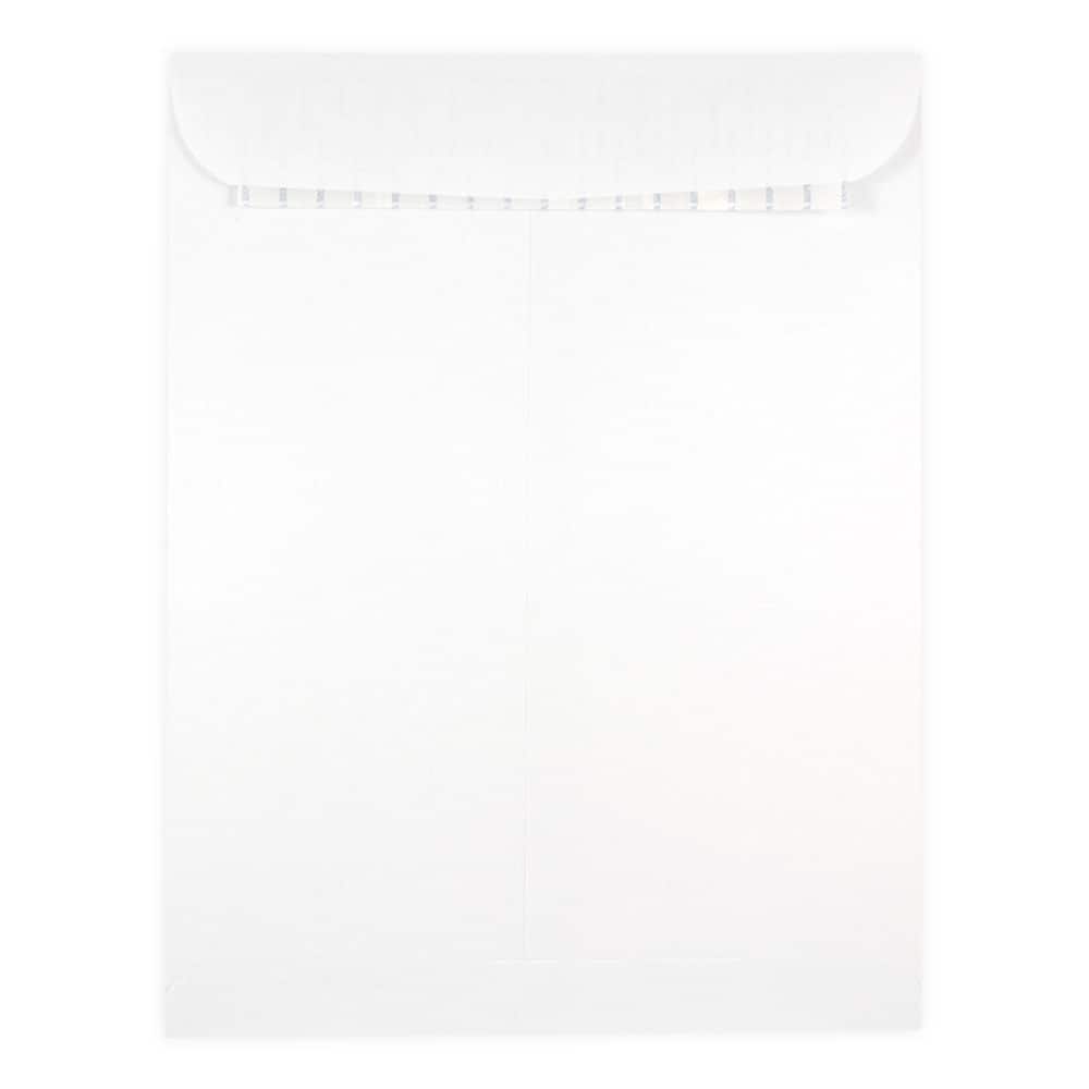 JAM Paper 9" x 12" White Open End Catalog Commercial Envelopes, 100ct.