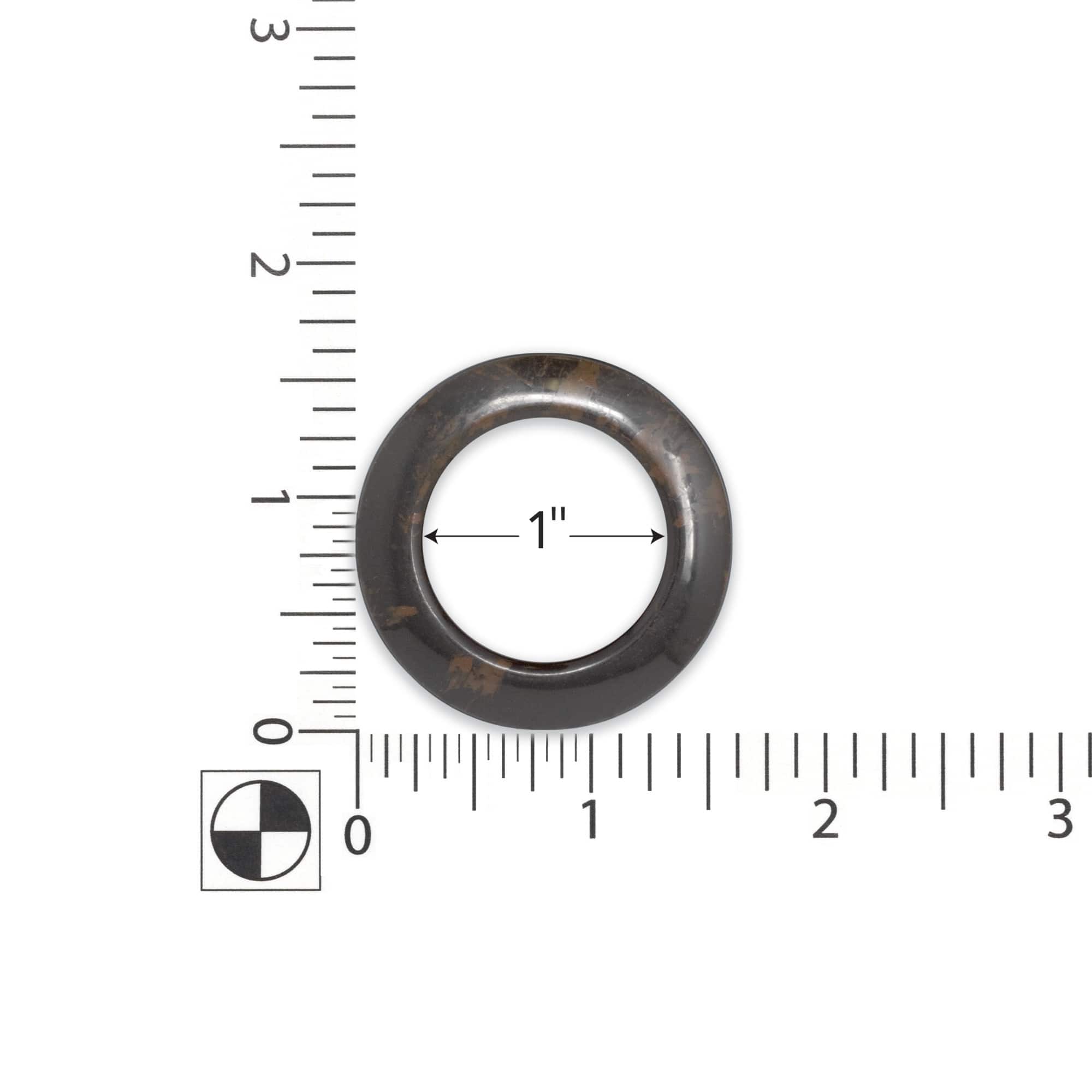 Dritz® Home Rustic Brown 1" Round Curtain Grommets, 8ct.