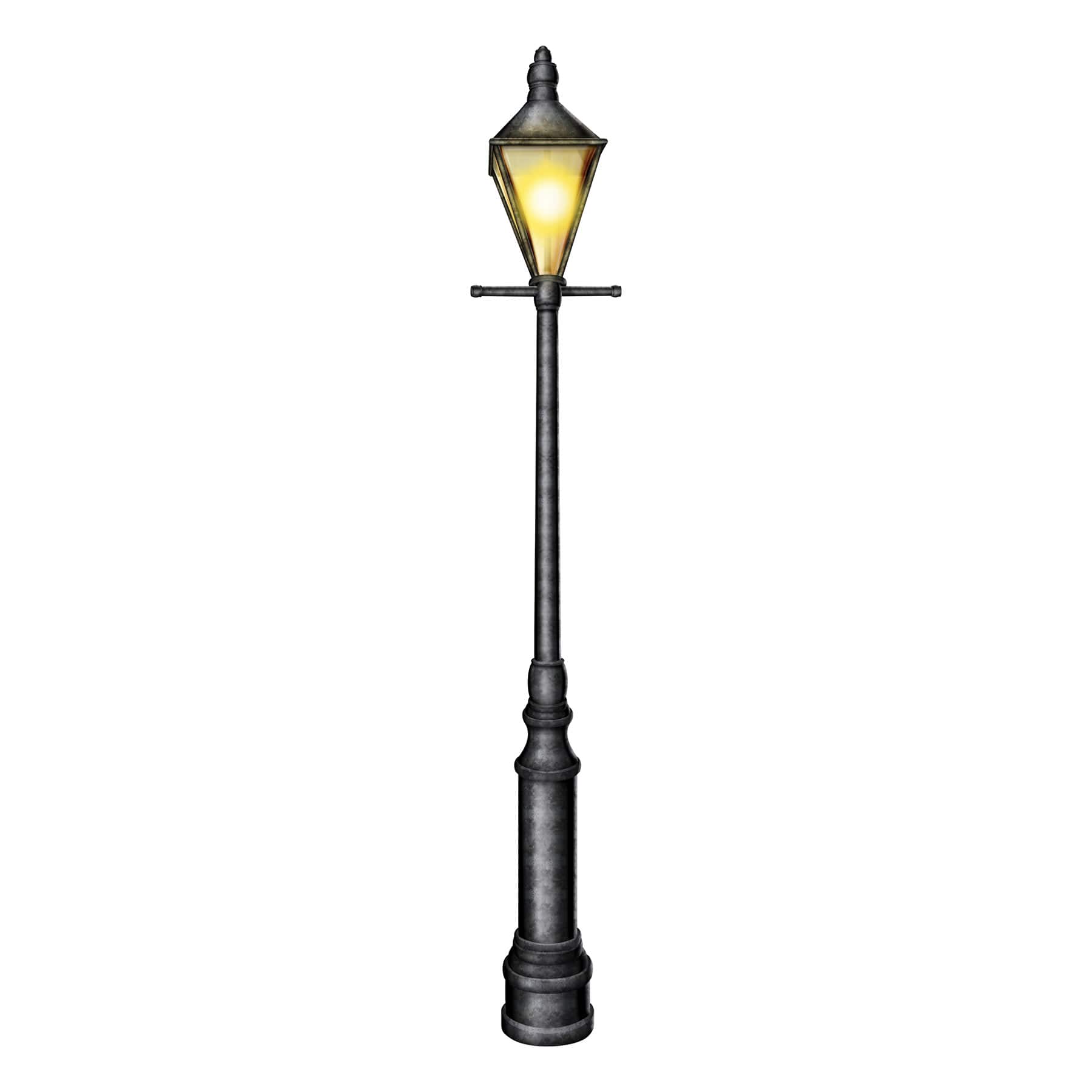 Beistle 6ft. Black Jointed Lamppost
