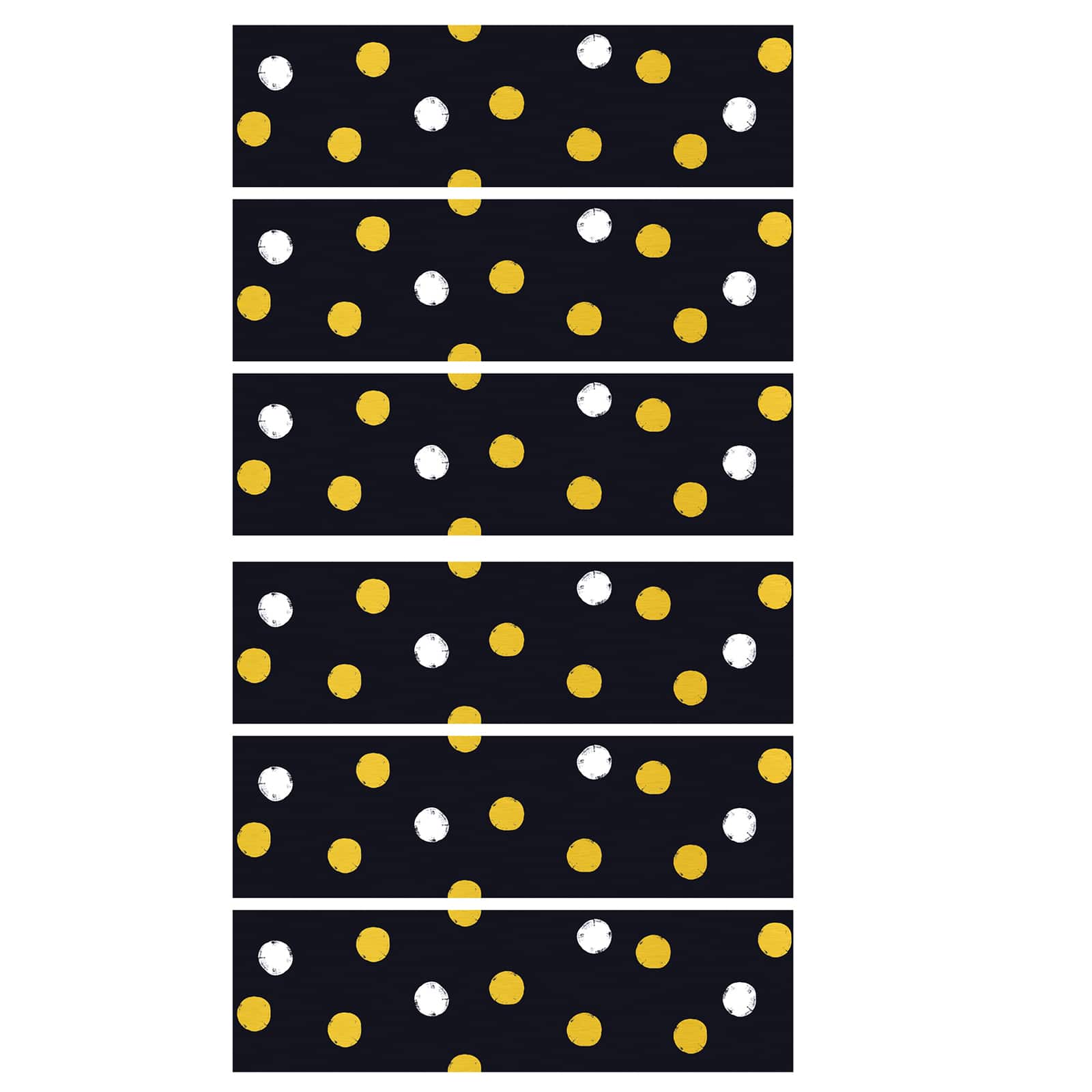 Trend I Heart Metal Bolder Dots Borders, 35.75ft.