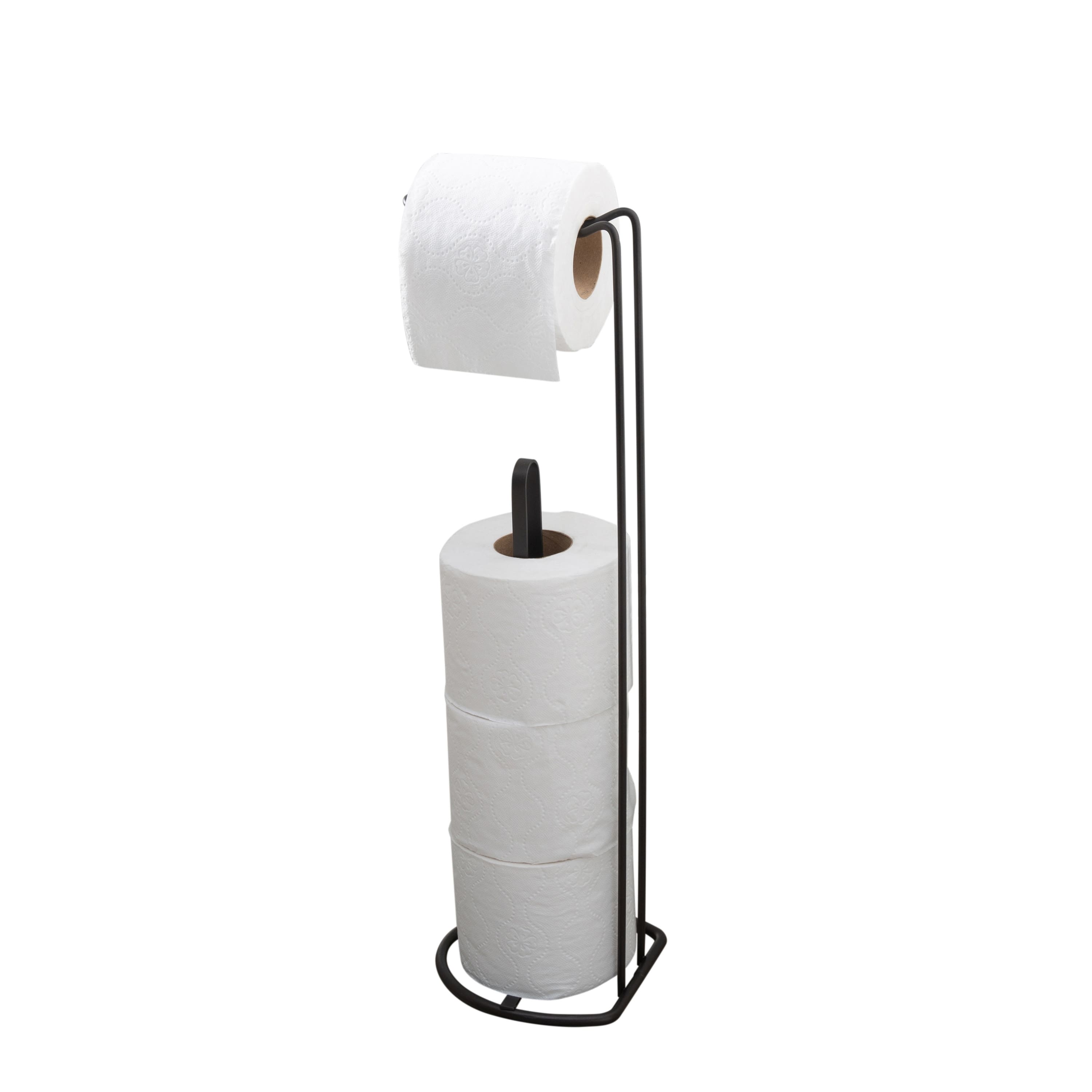 Bath Bliss 21" Bronze Toilet Paper Reserve & Dispenser