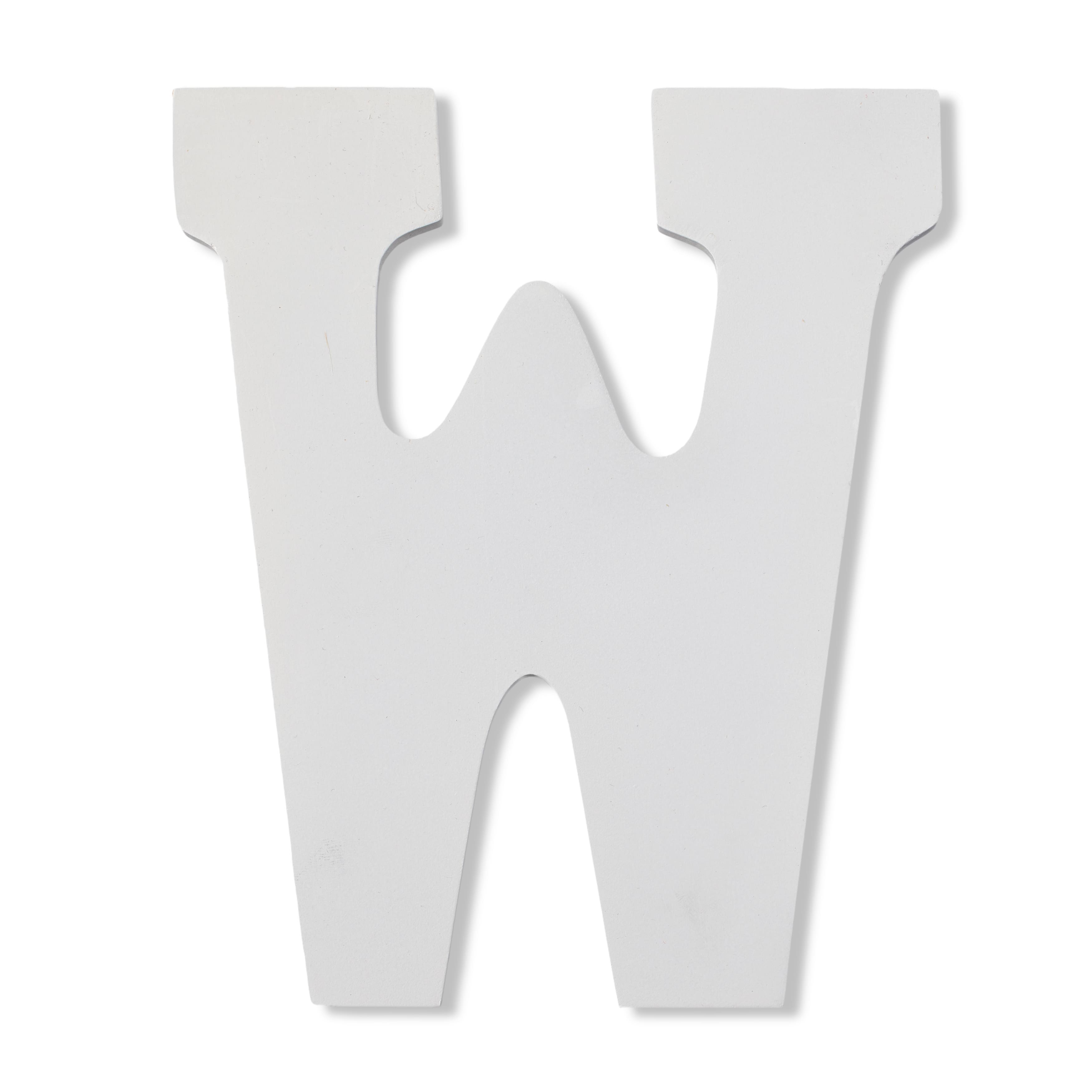6 Pack: 9" White MDF Whimsy Letter by Make Market®