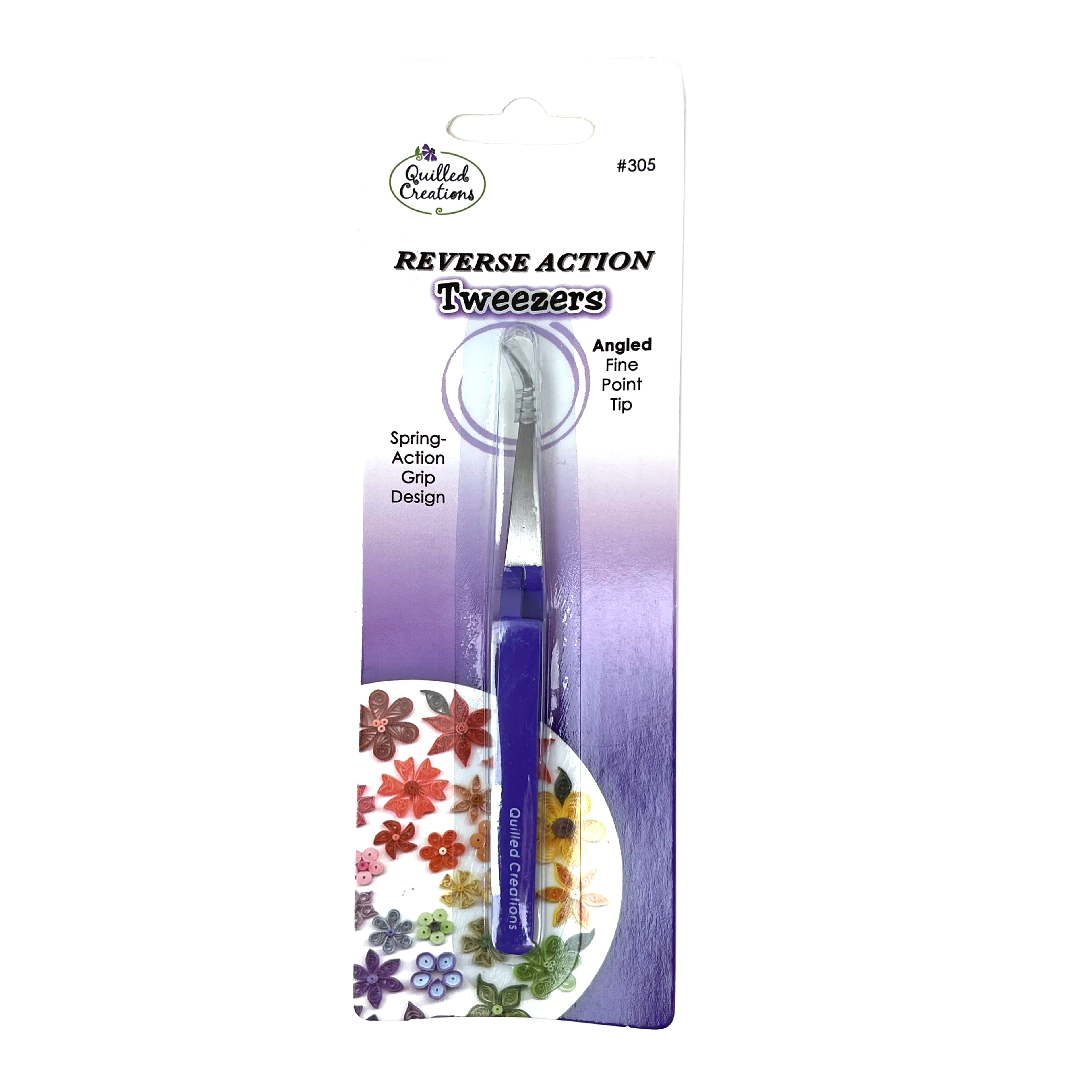 12 Pack: Quilled Creations™ Reverse Action Tweezers