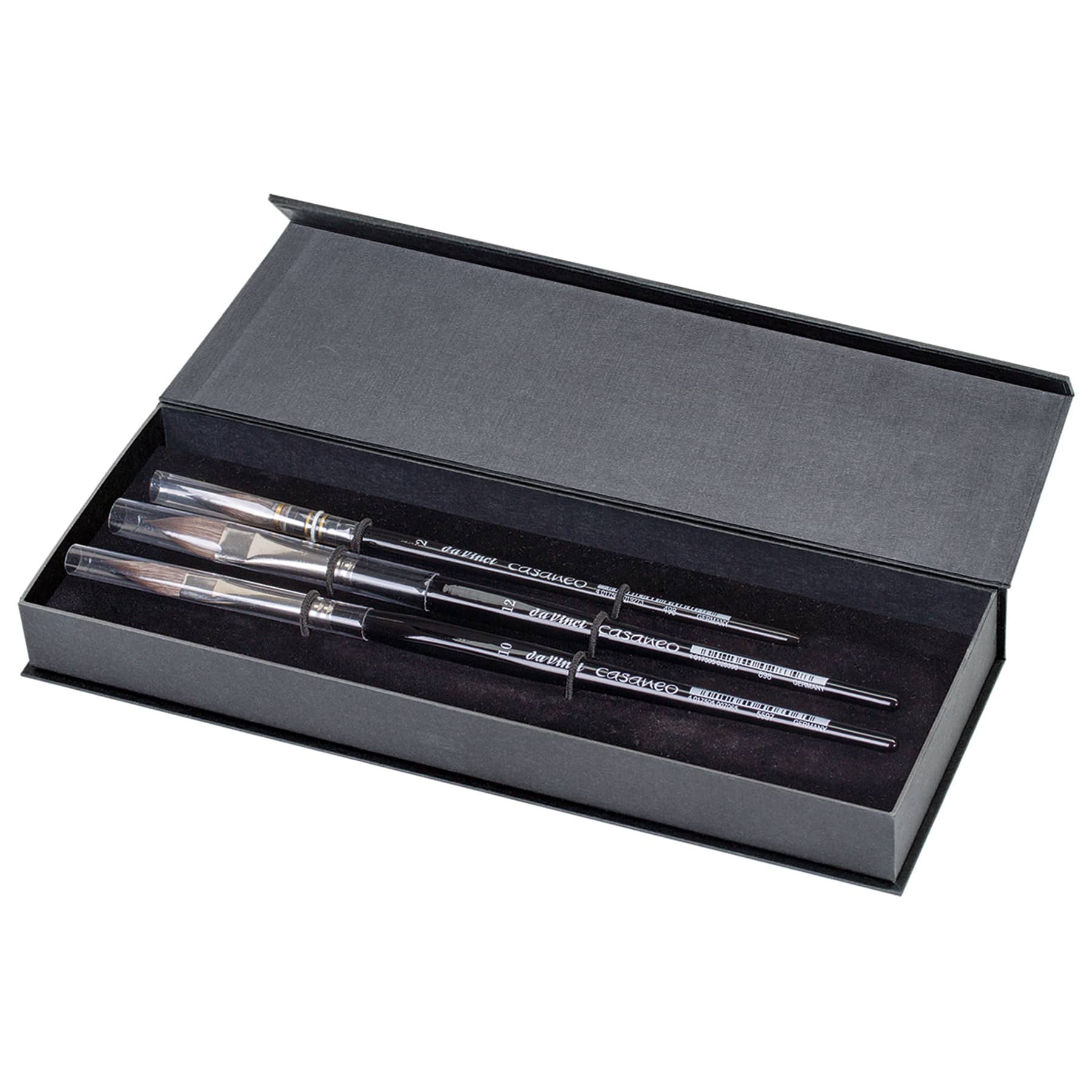 da Vinci CASANEO 3 Brush Synthetic Gift Box Set
