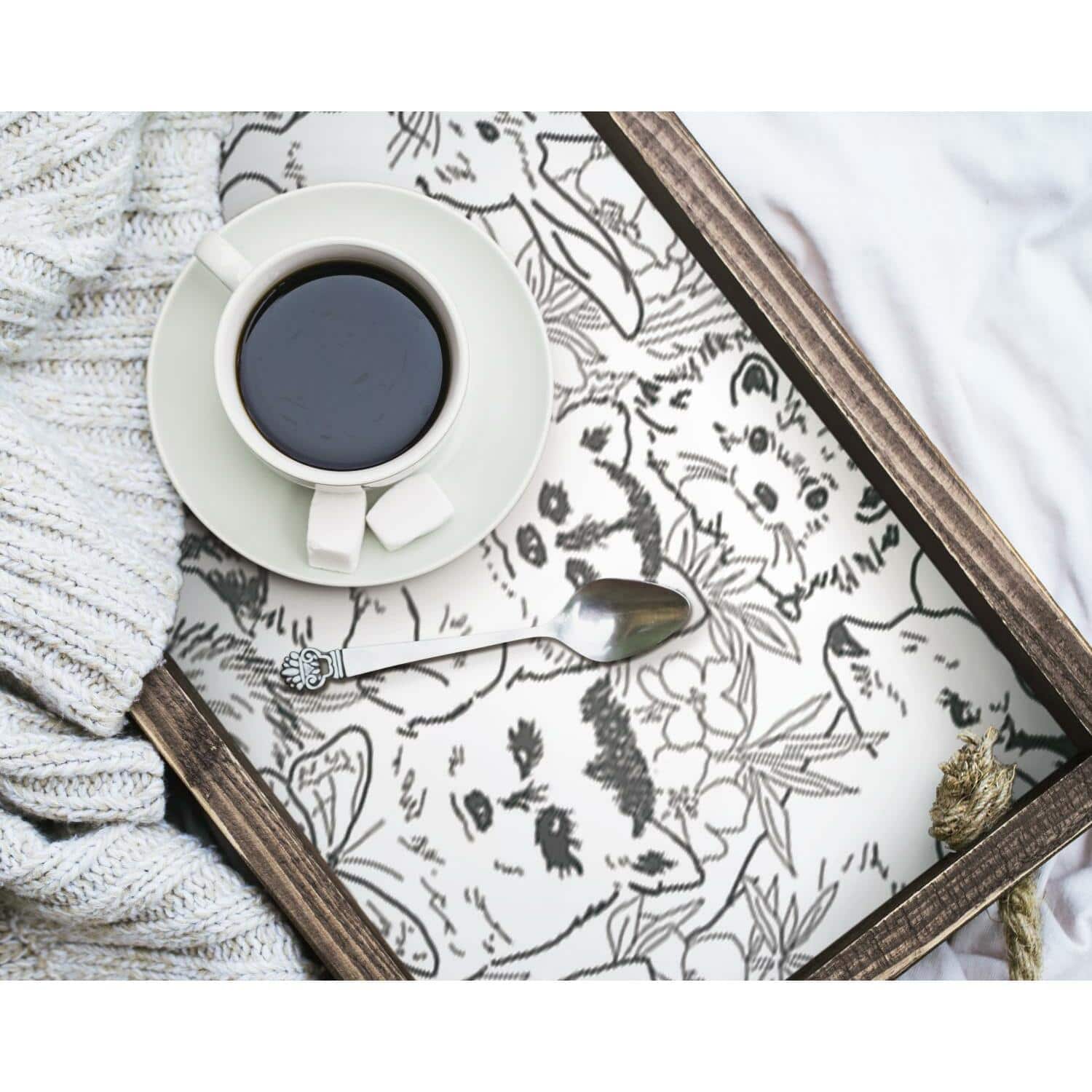 RoomMates Woodland Sketch Peel & Stick Wallpaper