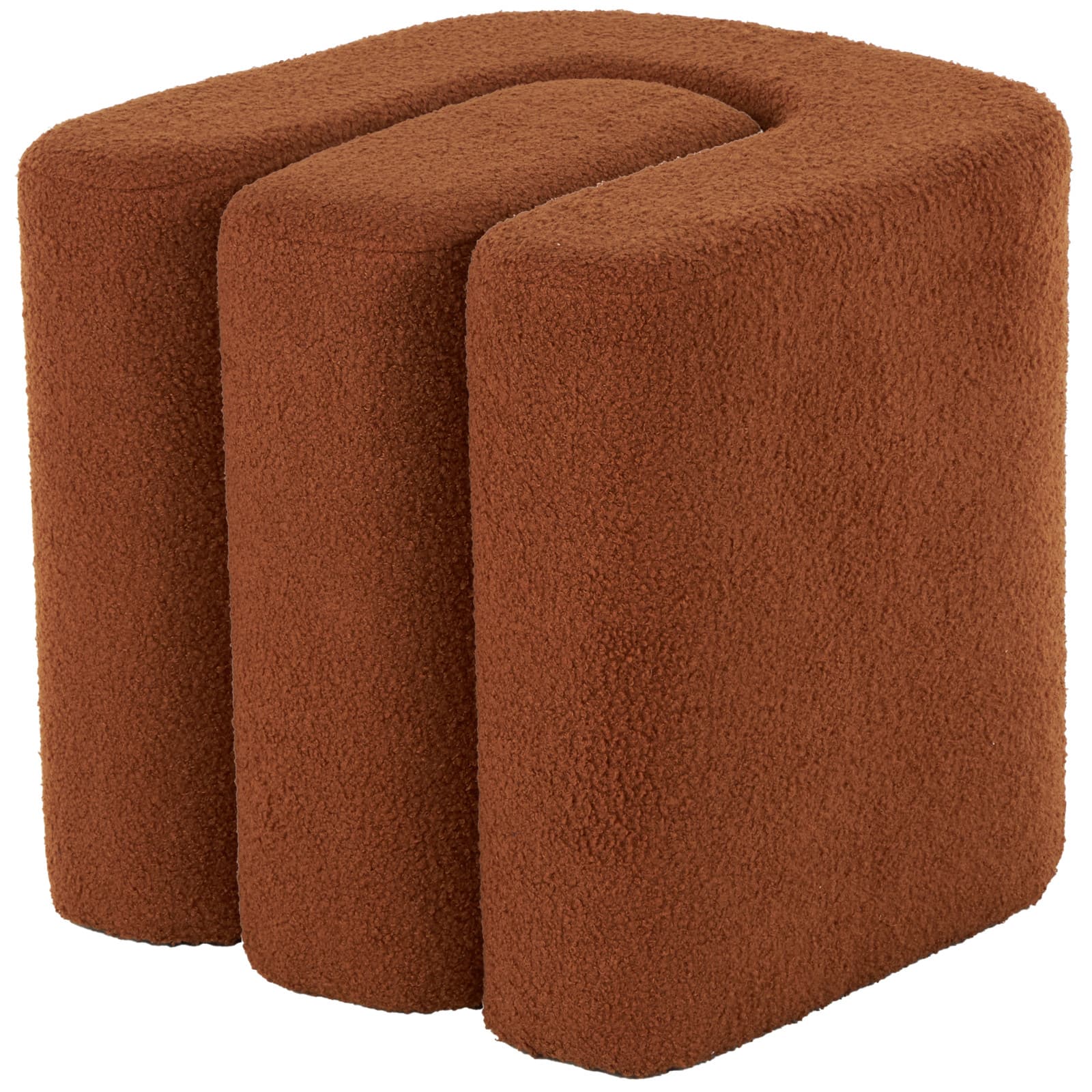 18" W-Shaped Room Ottoman