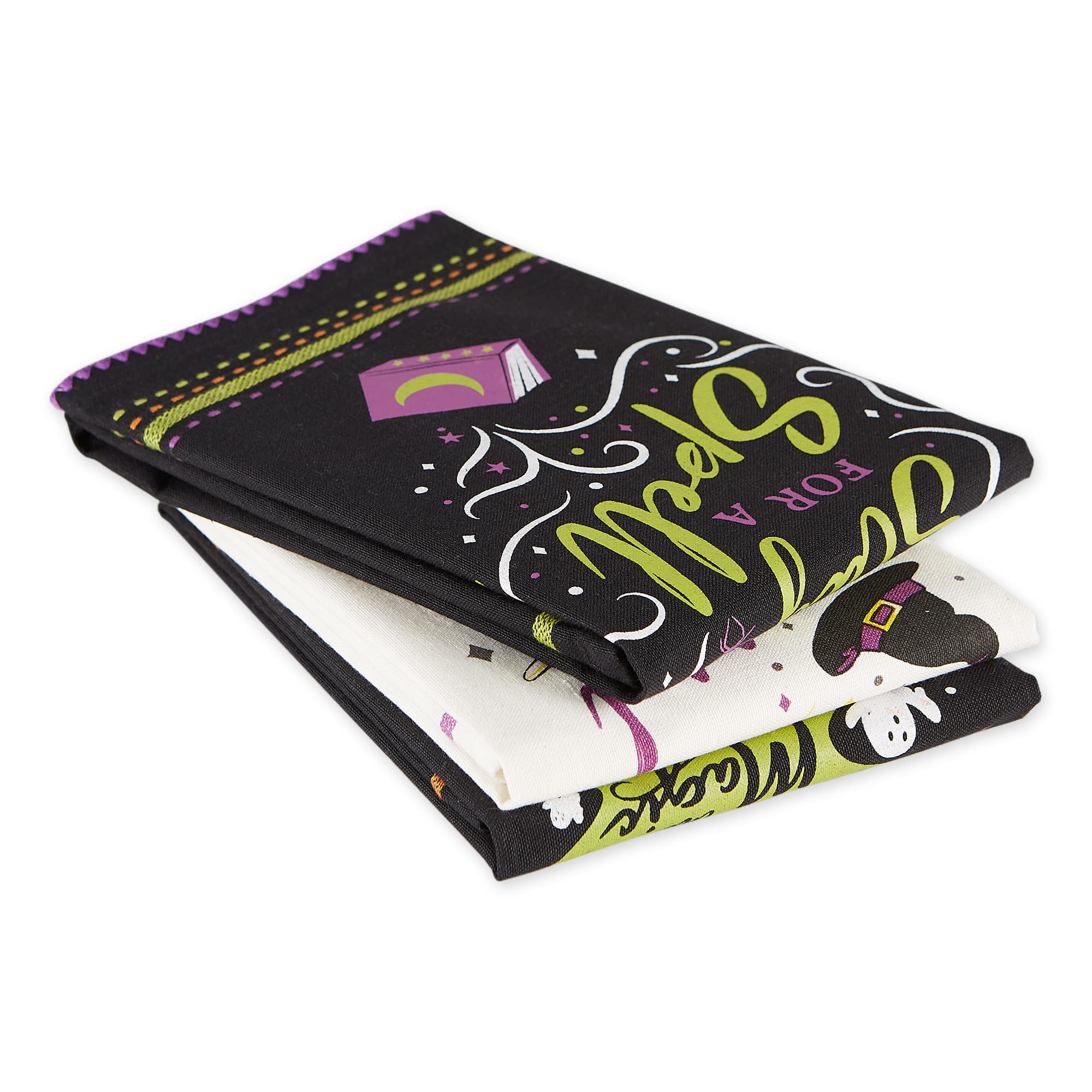 DII® Witchin' In The Kitchen Printed Dishtowel Set