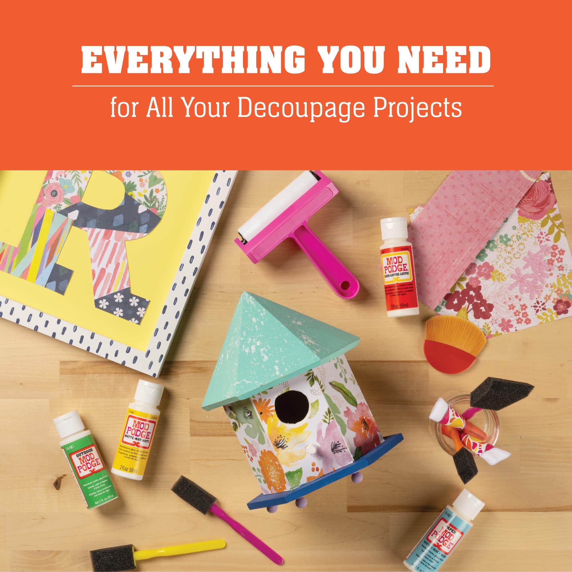 Mod Podge® 18 Piece Essential Decoupage Kit