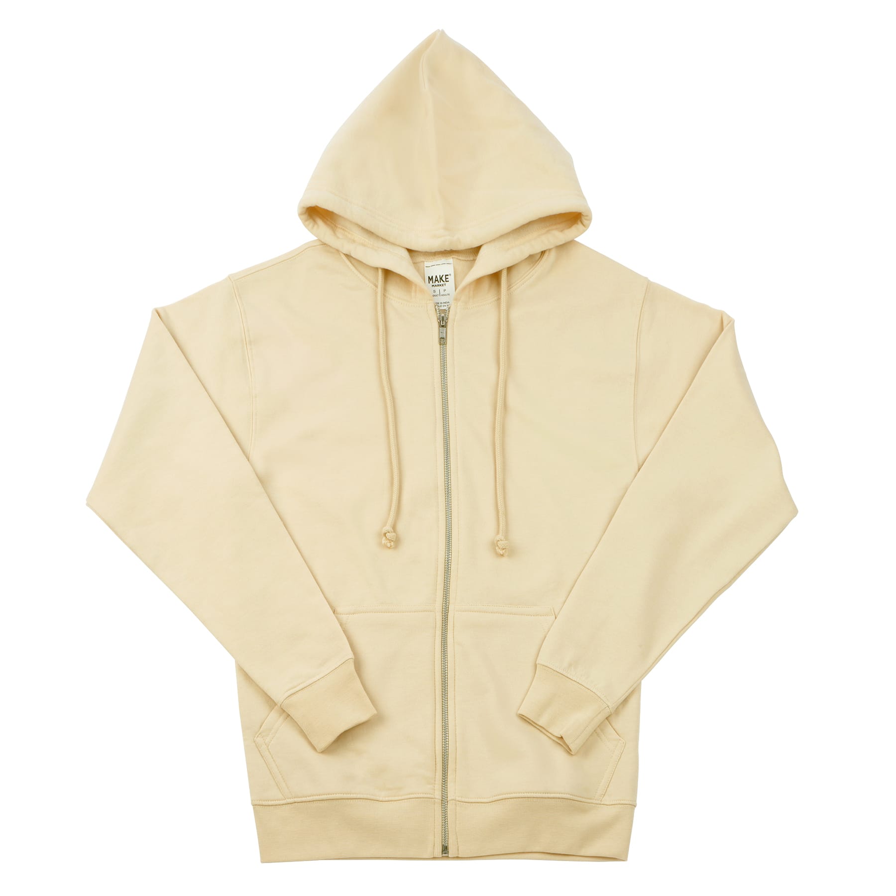 Unisex Adult Full Zip Hooded Sweatshirt by Make Market®, Size