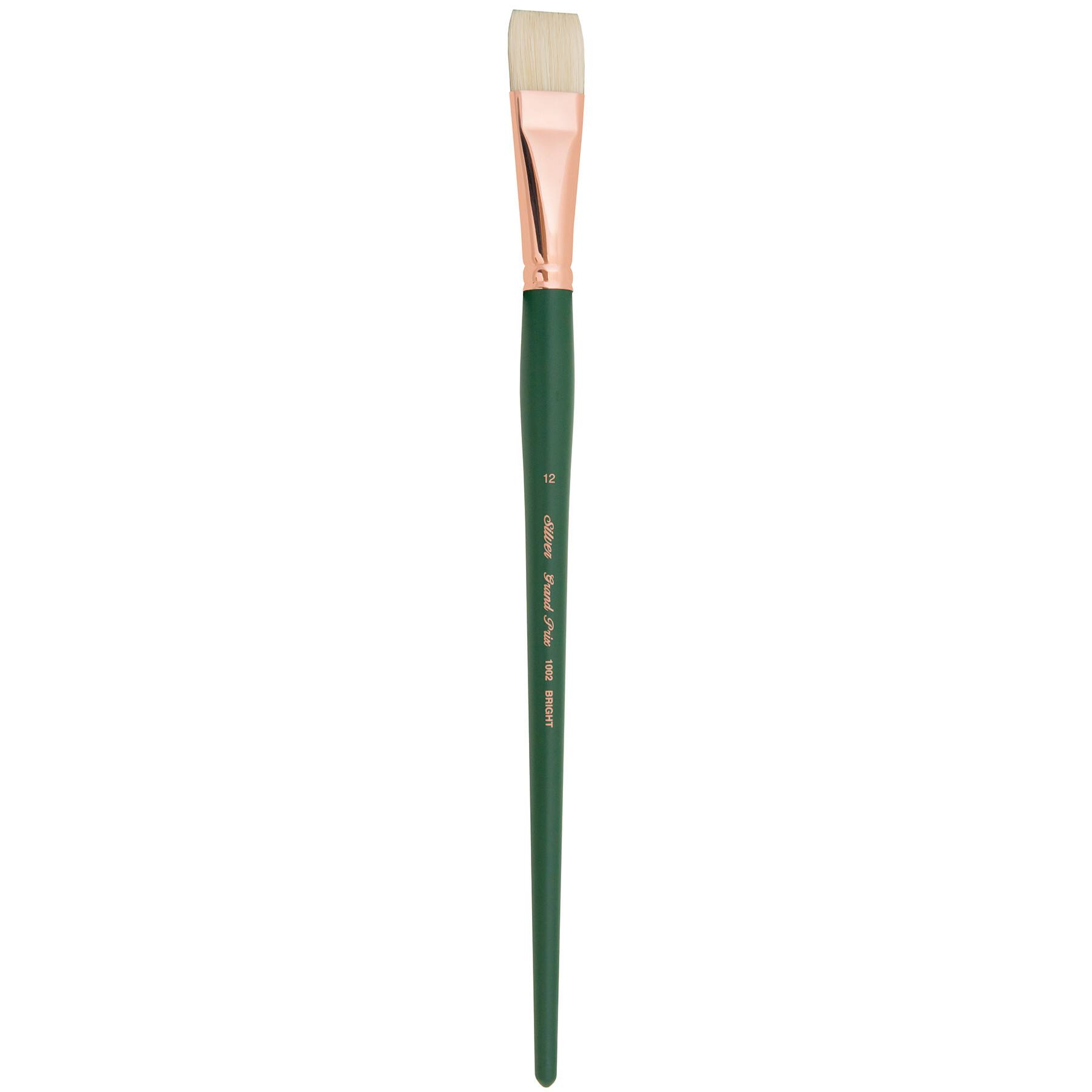 Silver Brush Limited Grand Prix® Series 1002 Size 12 Long Handle Bright Brush