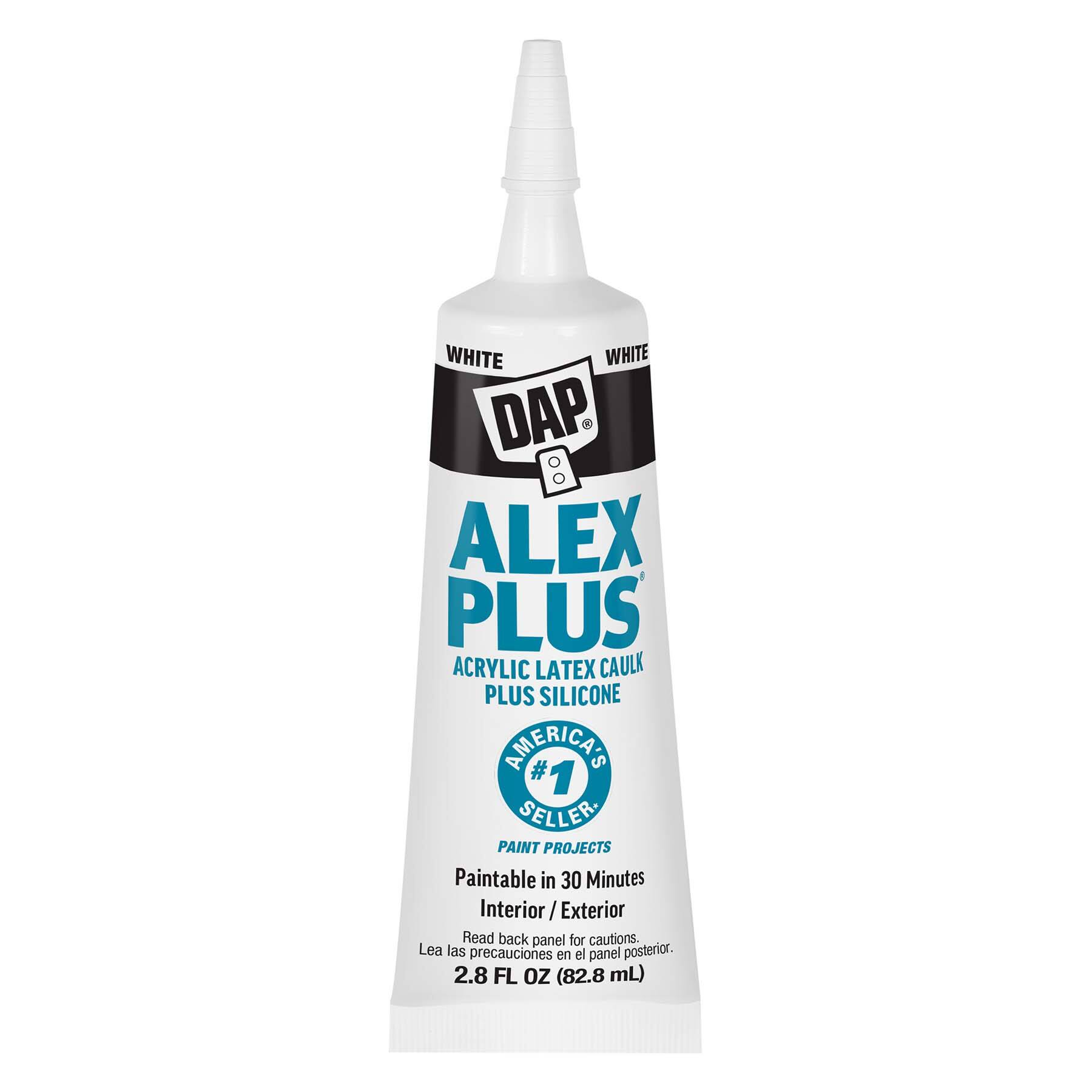 DAP® Alex Plus 2.75oz. Acrylic Latex Caulk Plus Silicone