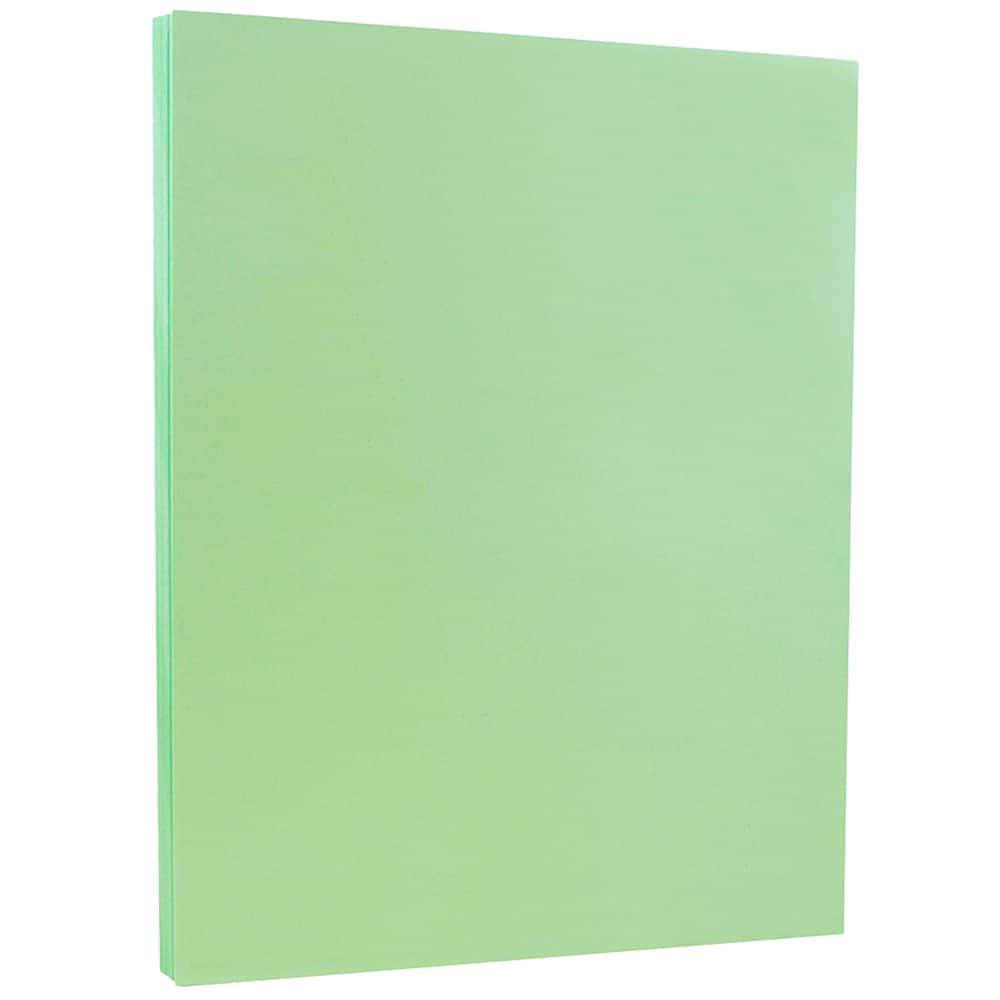 JAM Paper 8.5'' x 11'' 67lb. Vellum Bristol Cardstock, 50 Sheets