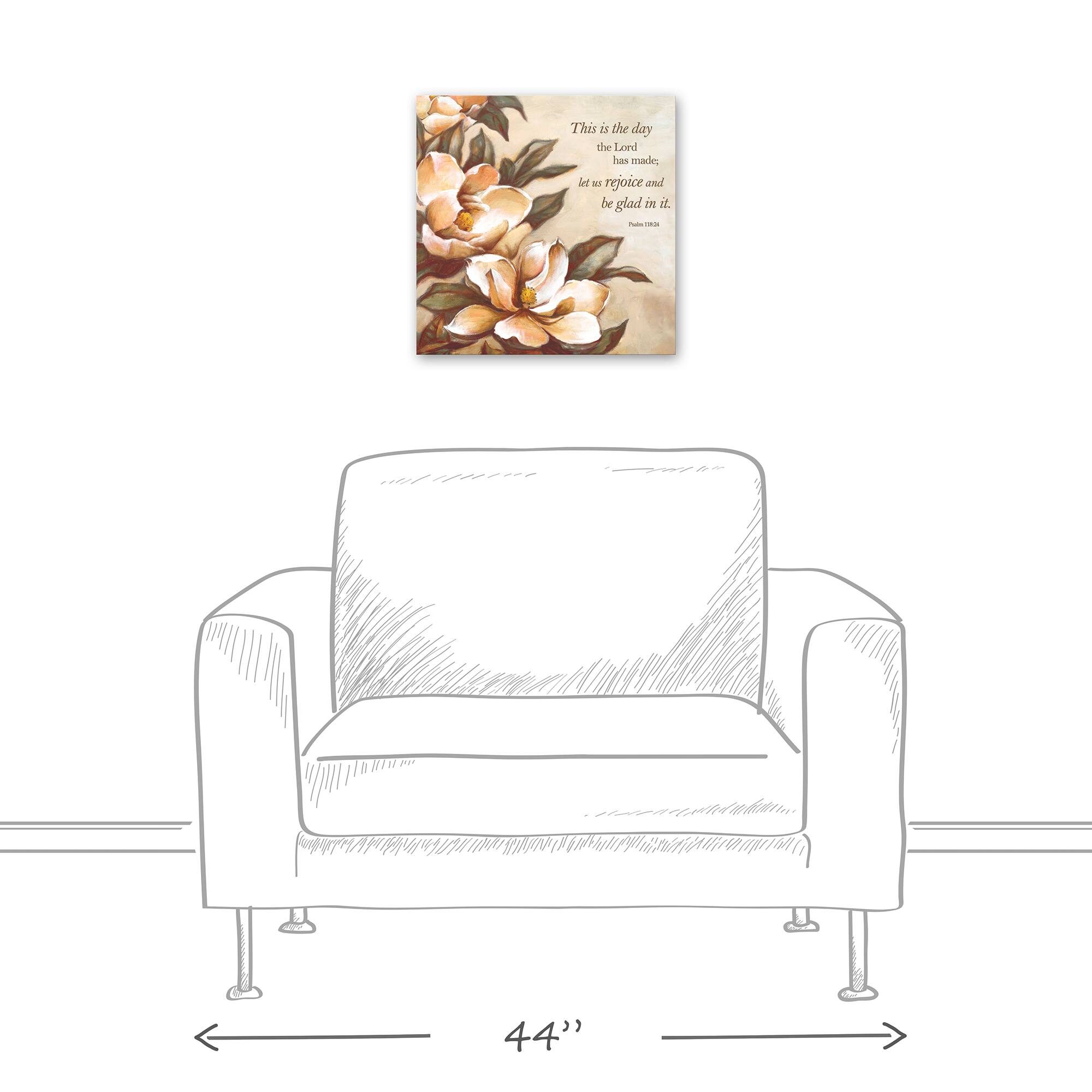 This Is The Day 16" x 16" Canvas Wall Art