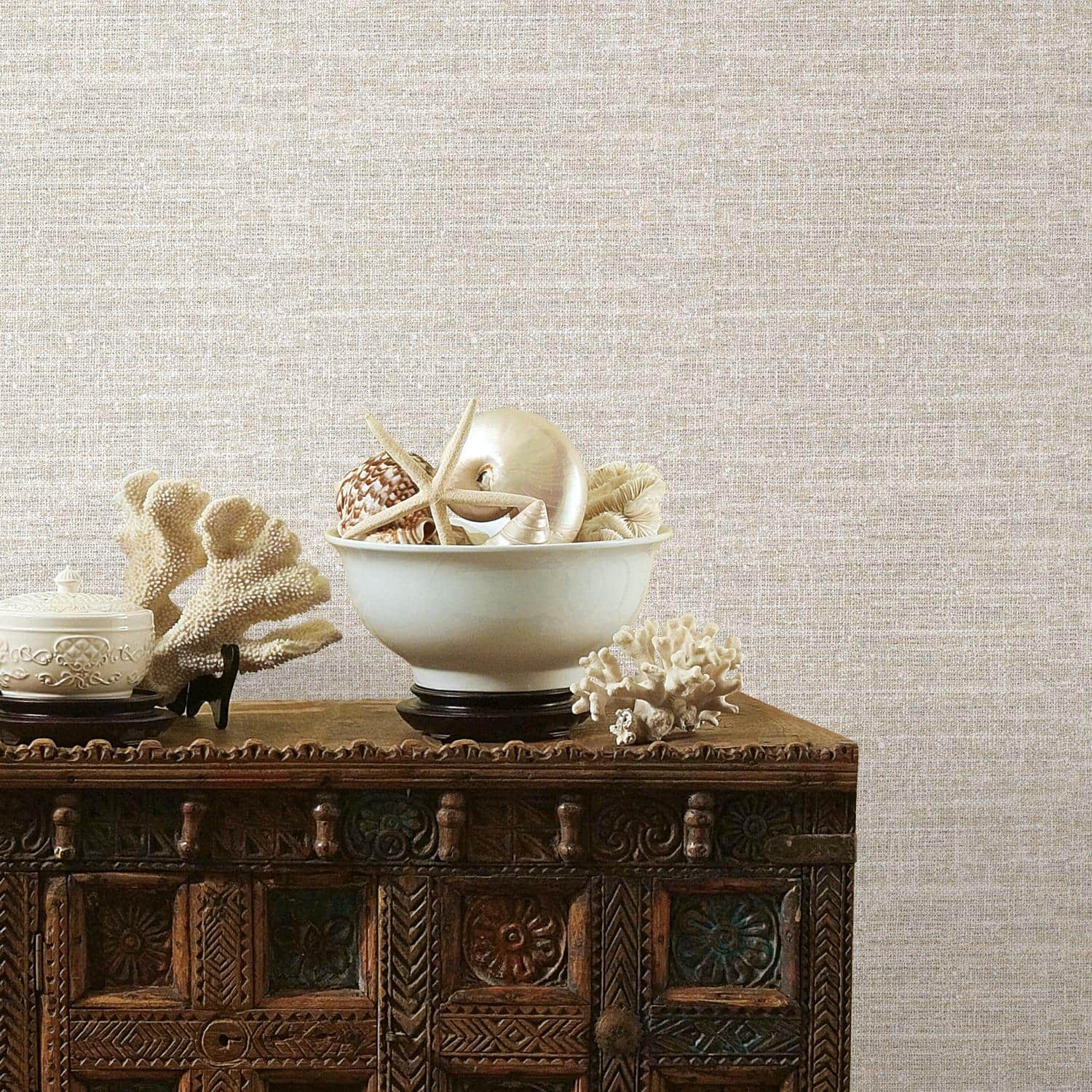 RoomMates Tweed Peel & Stick Wallpaper