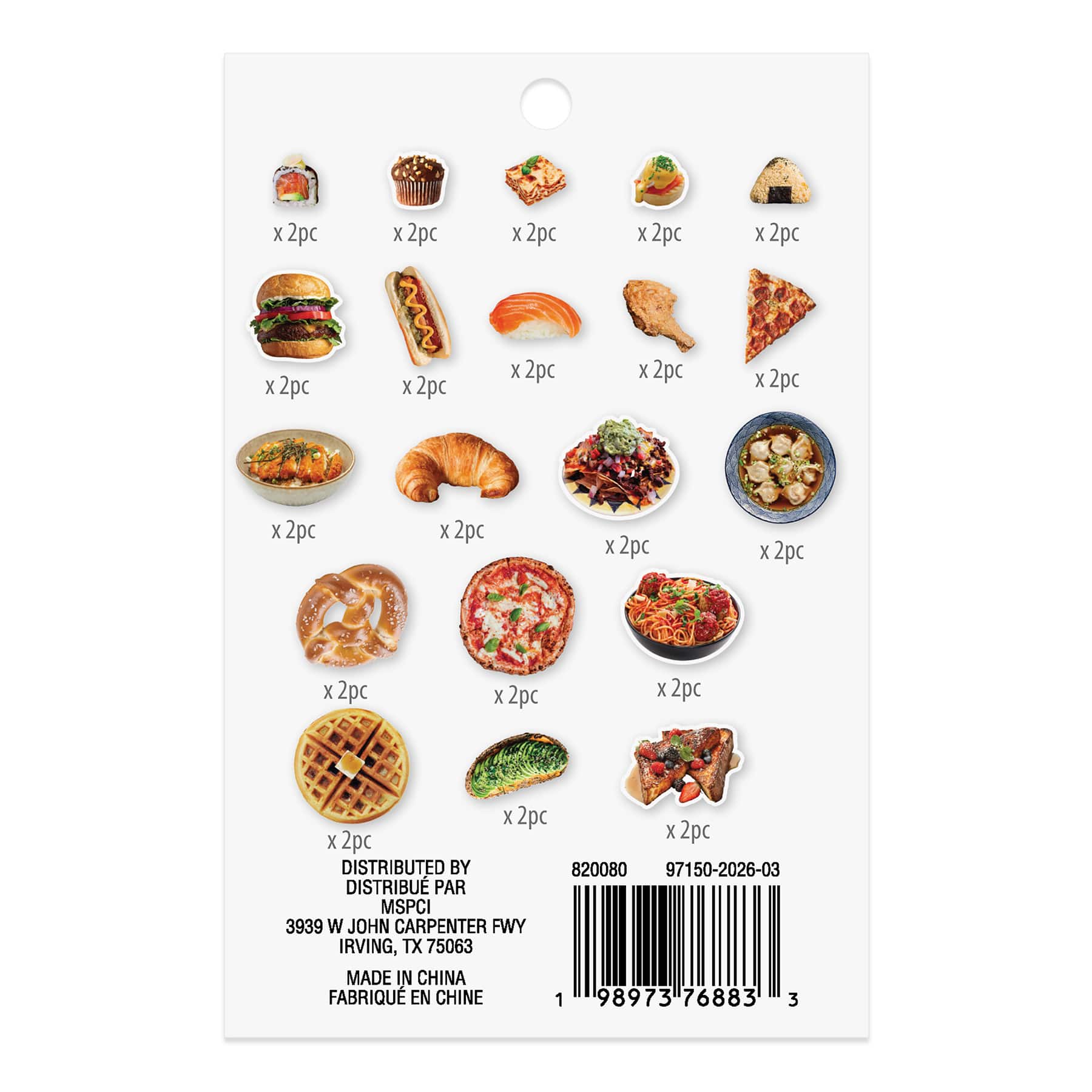Food Vinyl Die Cut Stickers by Recollections™
