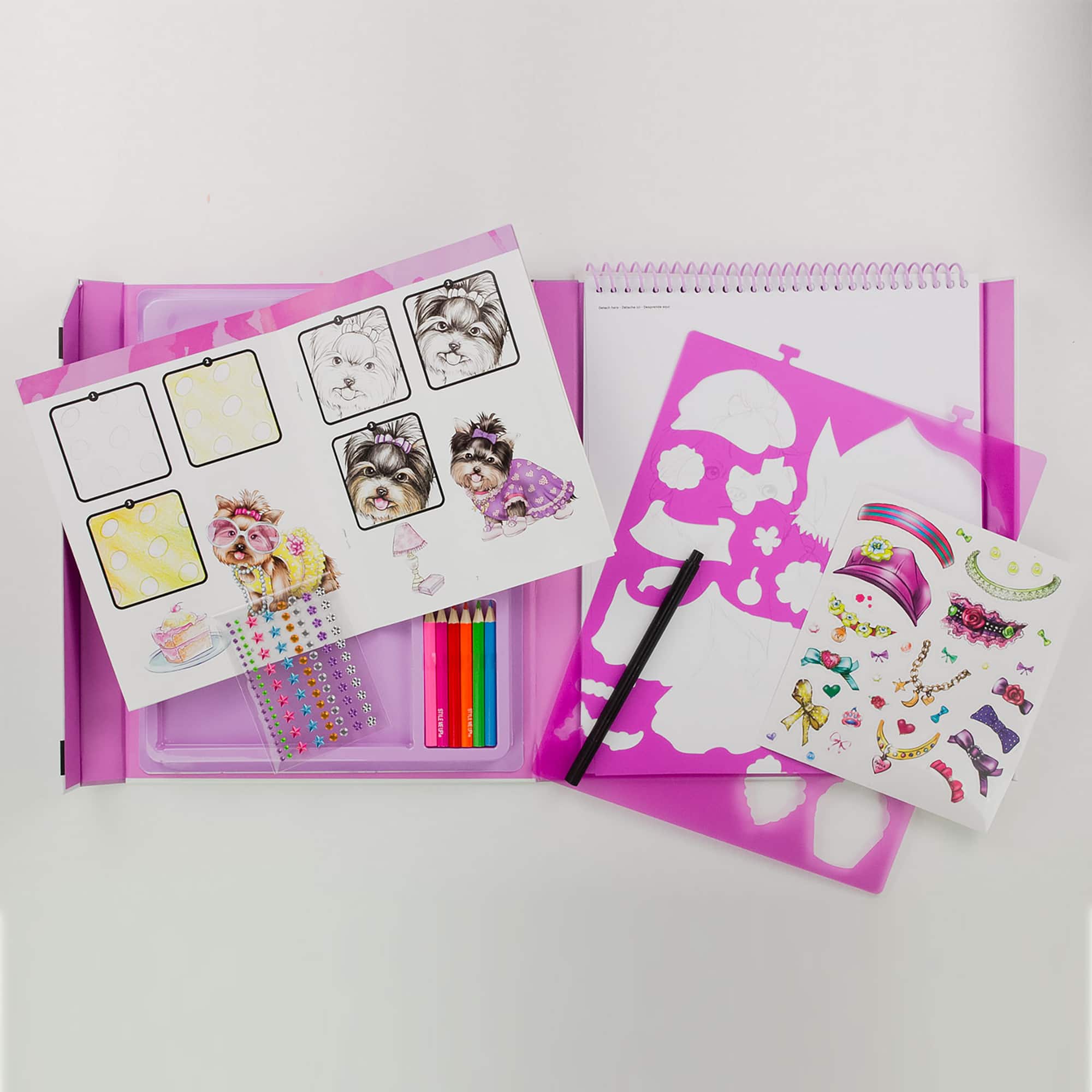 Style Me Up! Puppy Love Sketch Art Kit