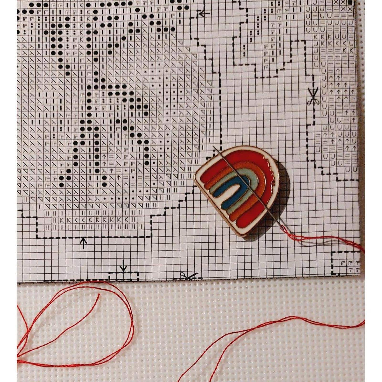 Wizardi 4/5" Rainbow Magnetic Needle Minder