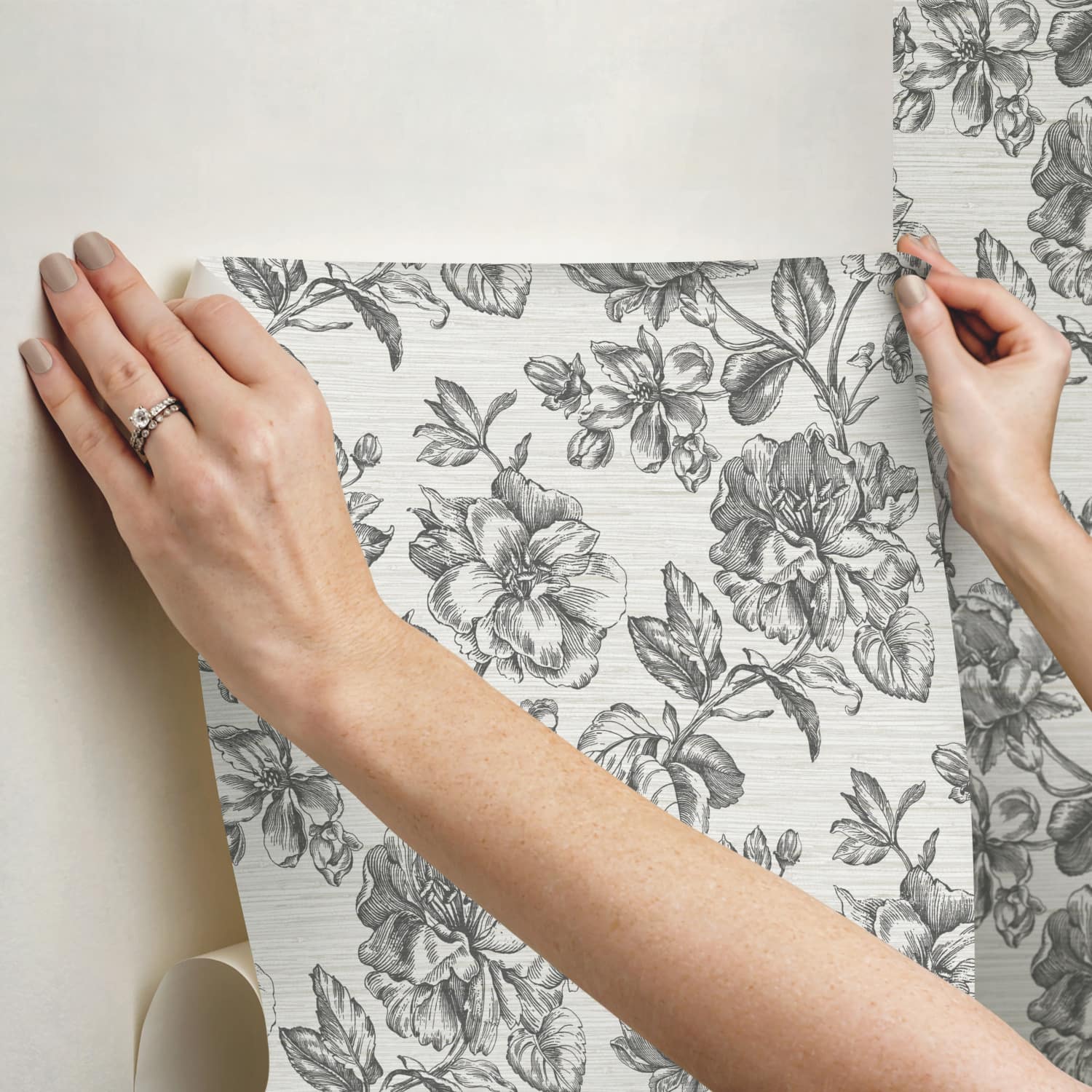 RoomMates Tamara Day Flower Girl Peel & Stick Wallpaper