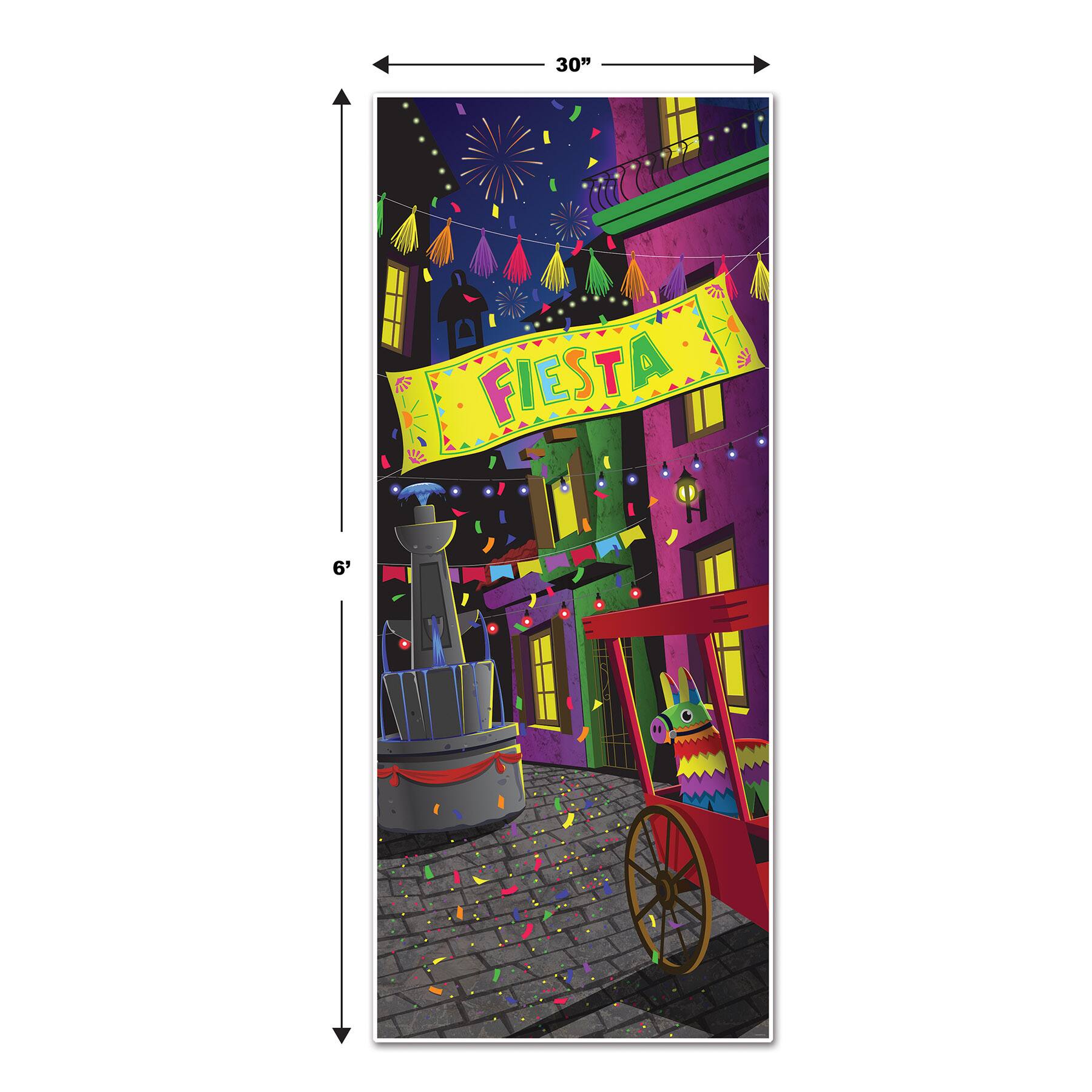 Beistle 6ft. x 30" Fiesta Door Cover Packs, 2ct.