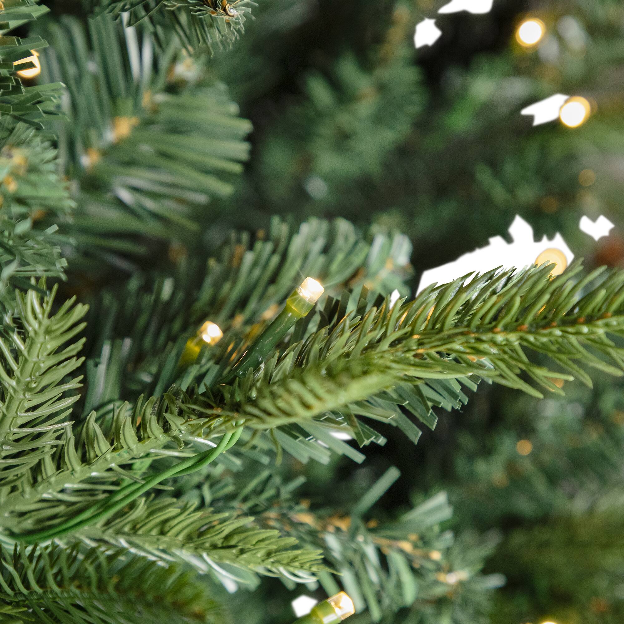 6.5ft. Pre-Lit Real Touch™ Shenandoah Pine Artificial Christmas Tree with Pinecones, Warm White LED Lights