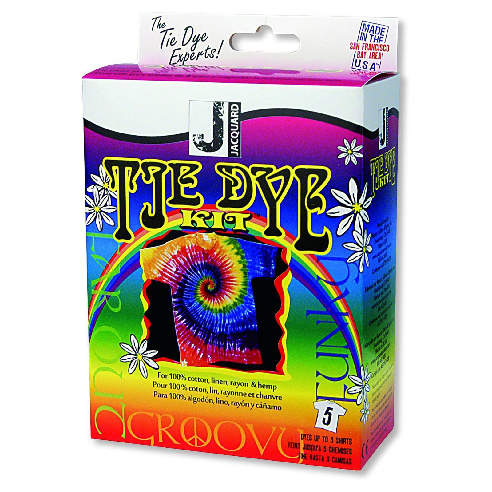 Jacquard Funky Groovy Tie Dye Kit in Red/Yellow/Blue | None | Michaels®