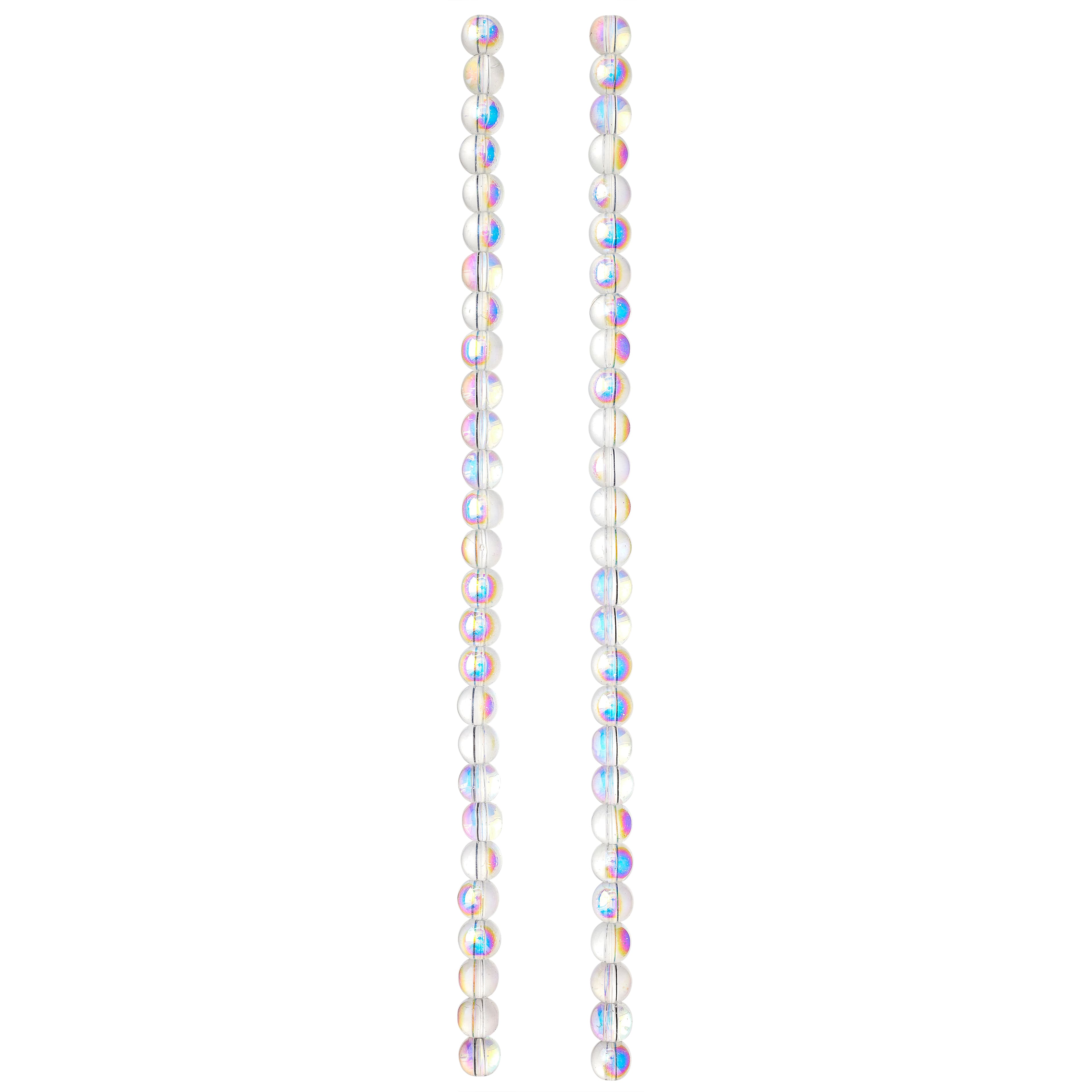 12 Pack: Crystal Glass Round Beads, 6mm by Bead Landing™