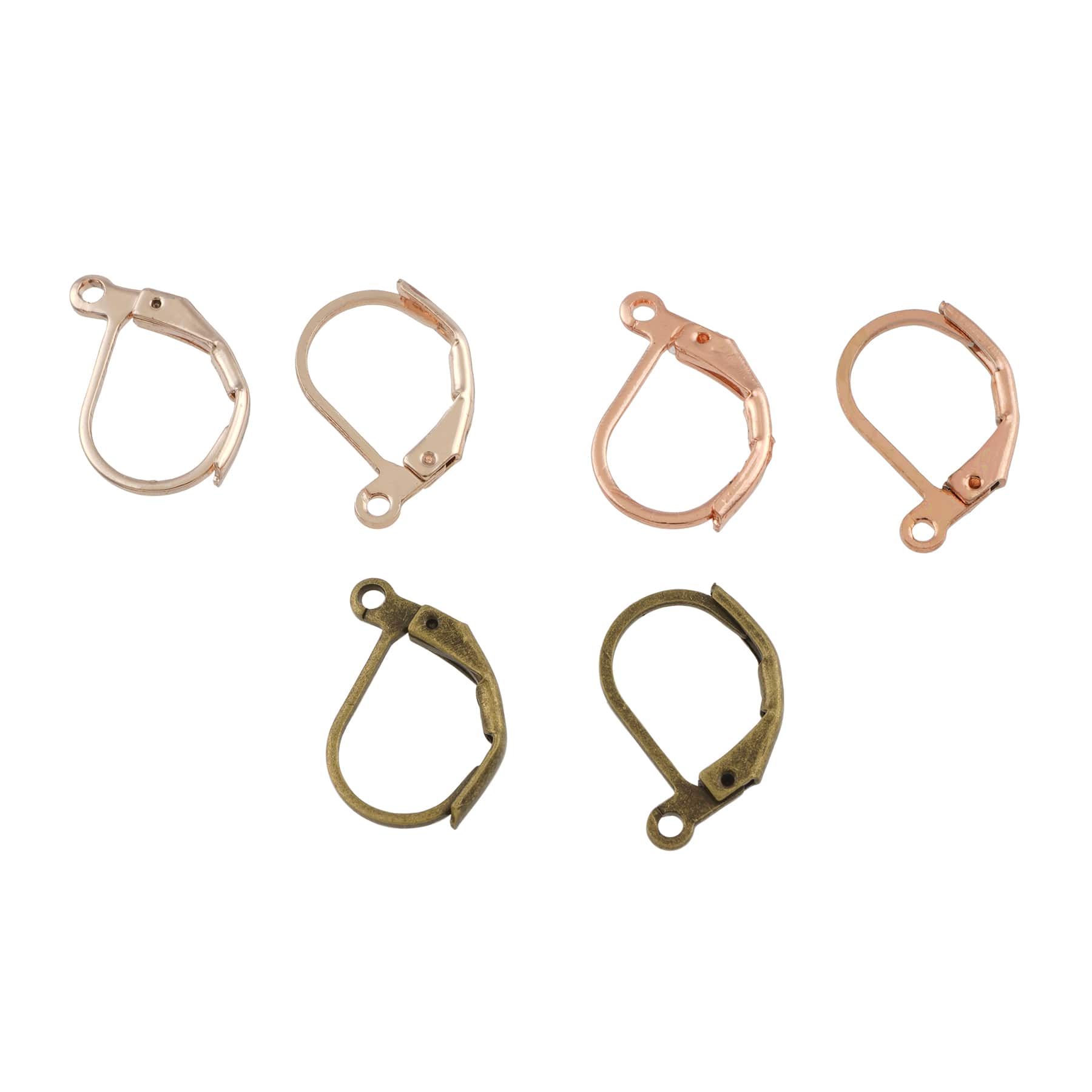 9mm Mixed Antique Finish Lever Backs, 24ct. by Bead Landing™