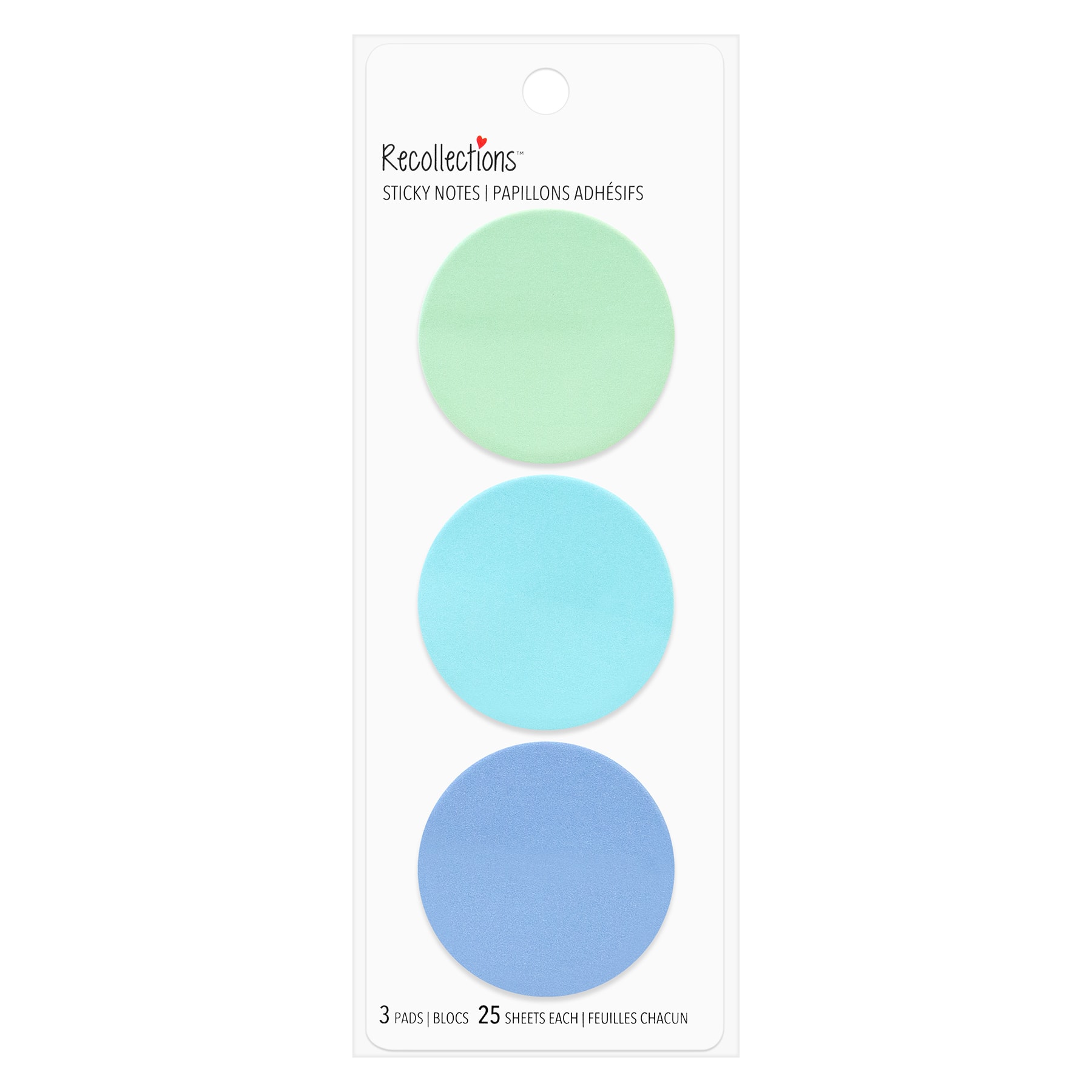 Blue Circle Planner Sticky Notes by Recollections™