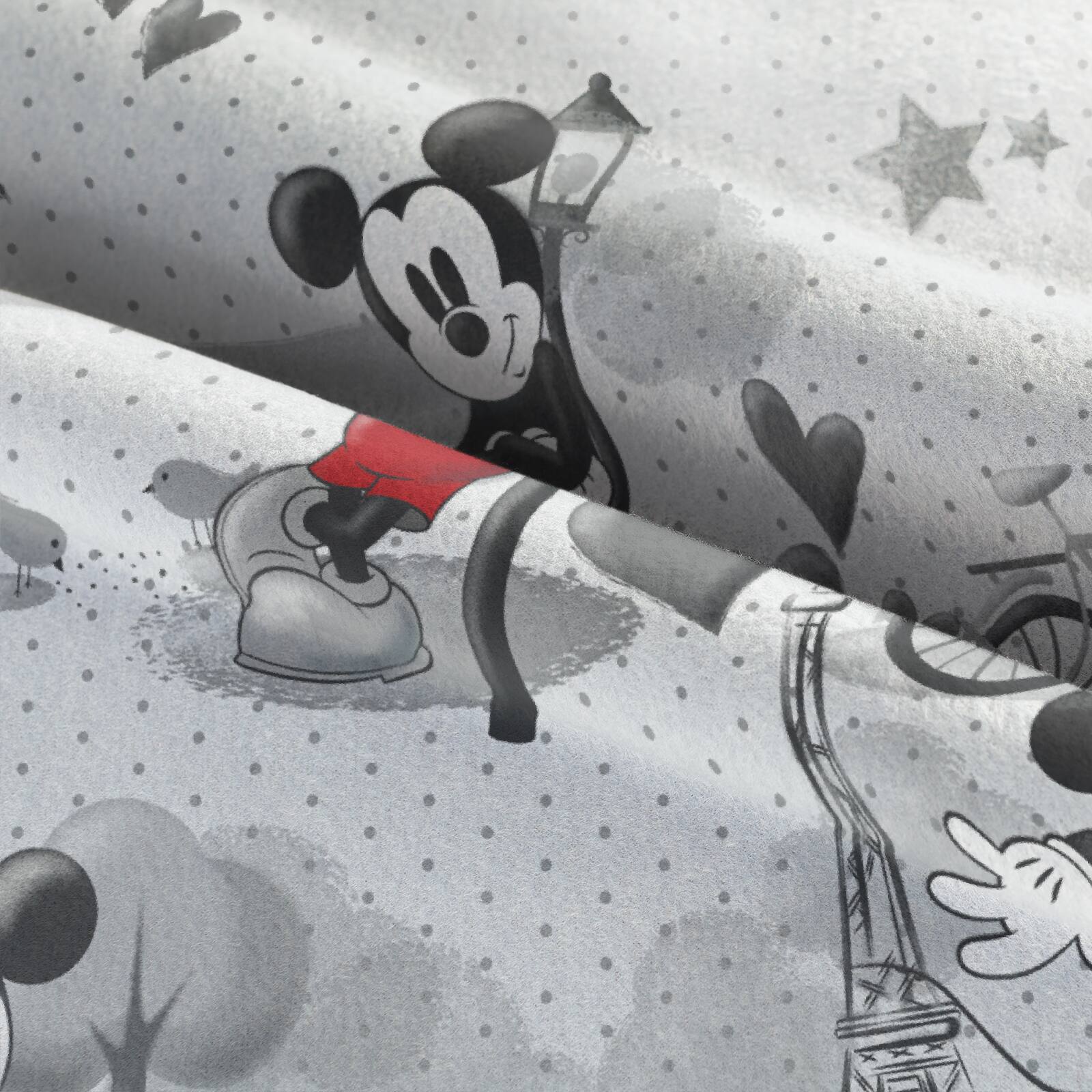 Springs Creative Disney® Mickey & Minnie in Paris Fleece