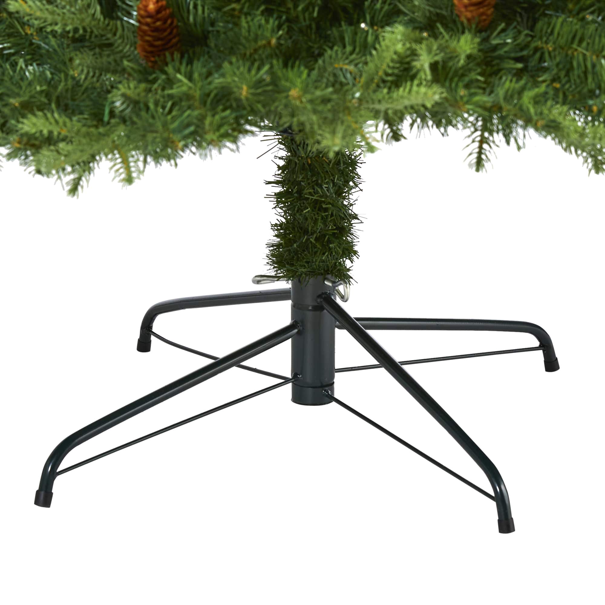 8ft. Pre-Lit Wellington Spruce Artificial Christmas Tree, Clear LED Lights