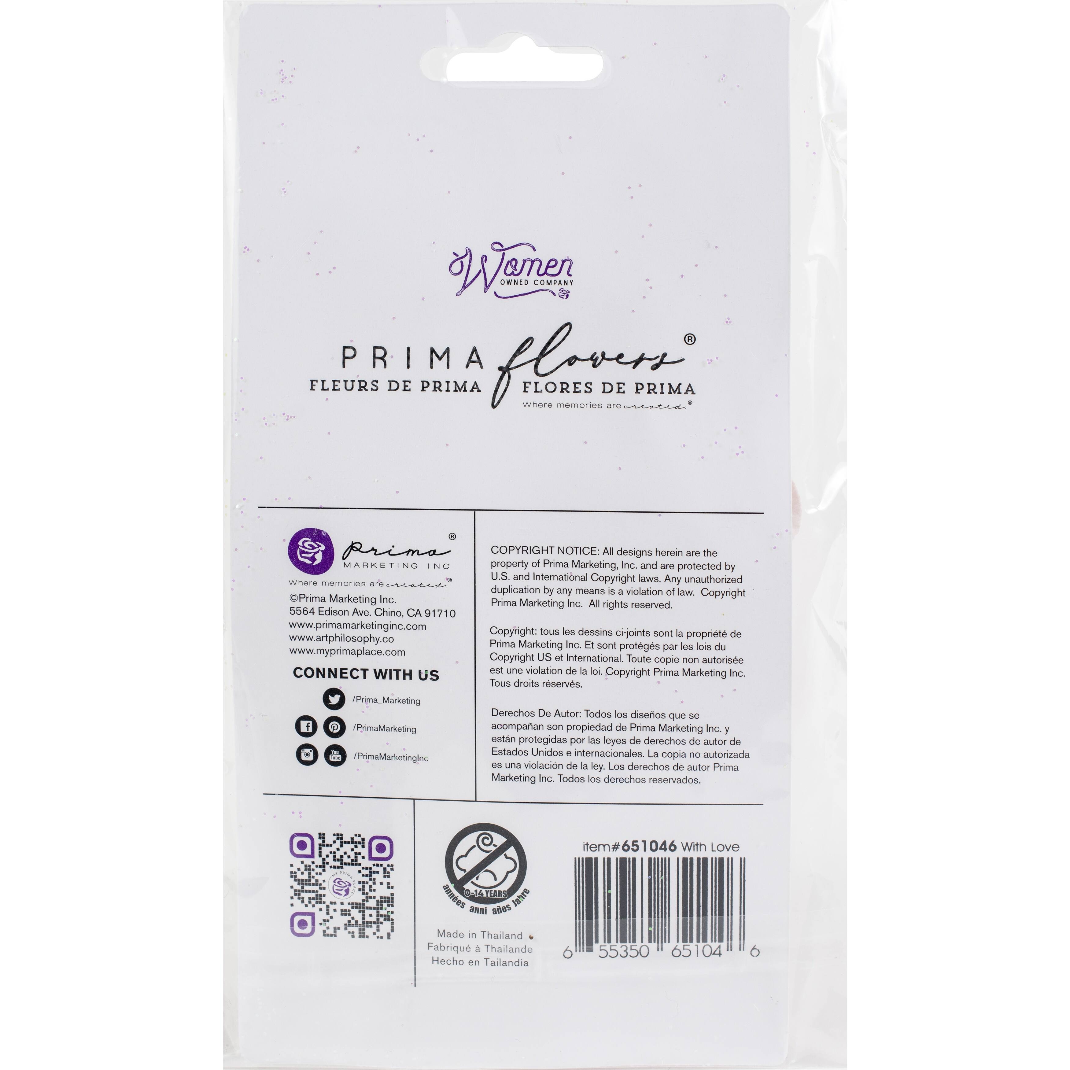 Prima® With Love Collection True Friends Mulberry Paper Flowers