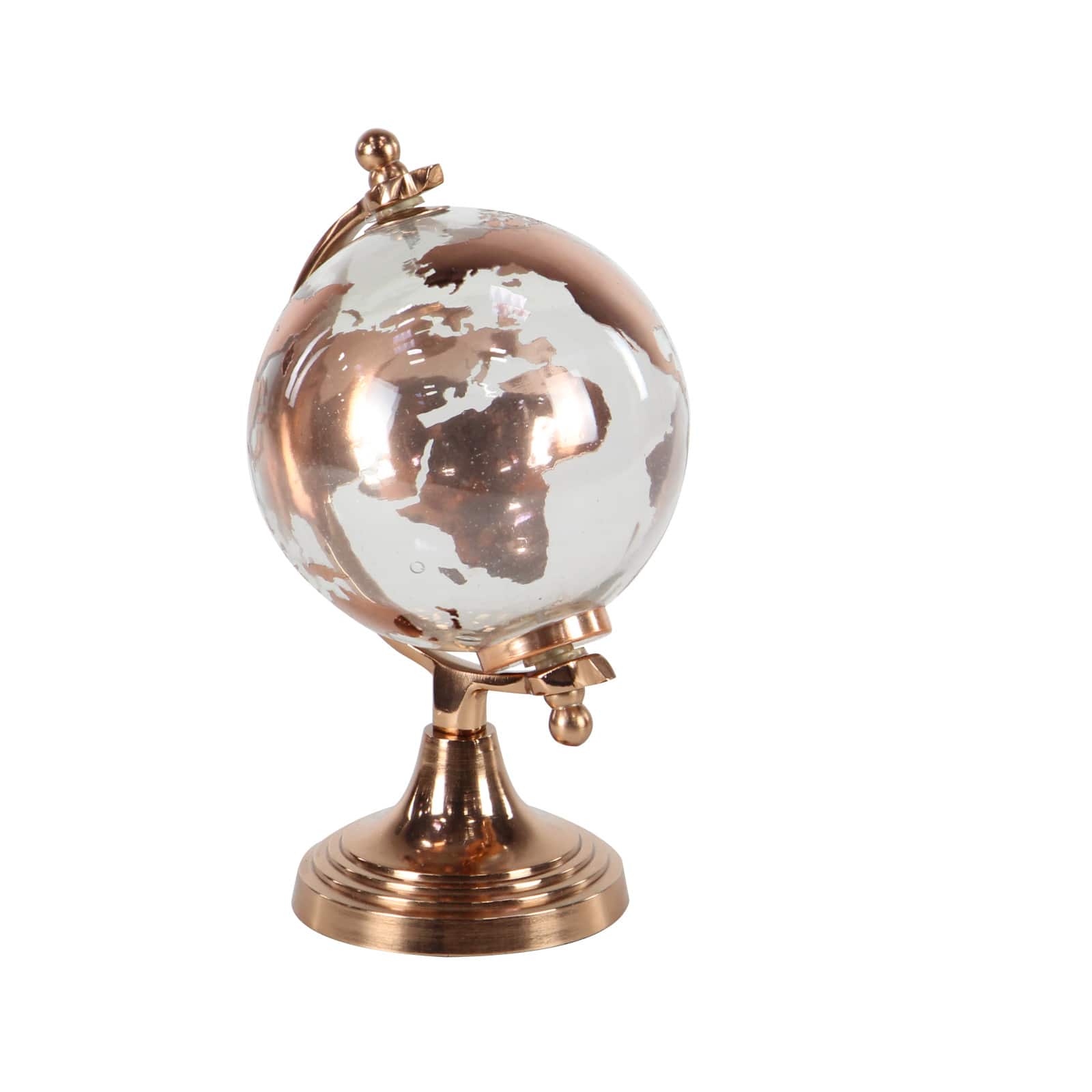 11" Copper & Glass Traditional Globe