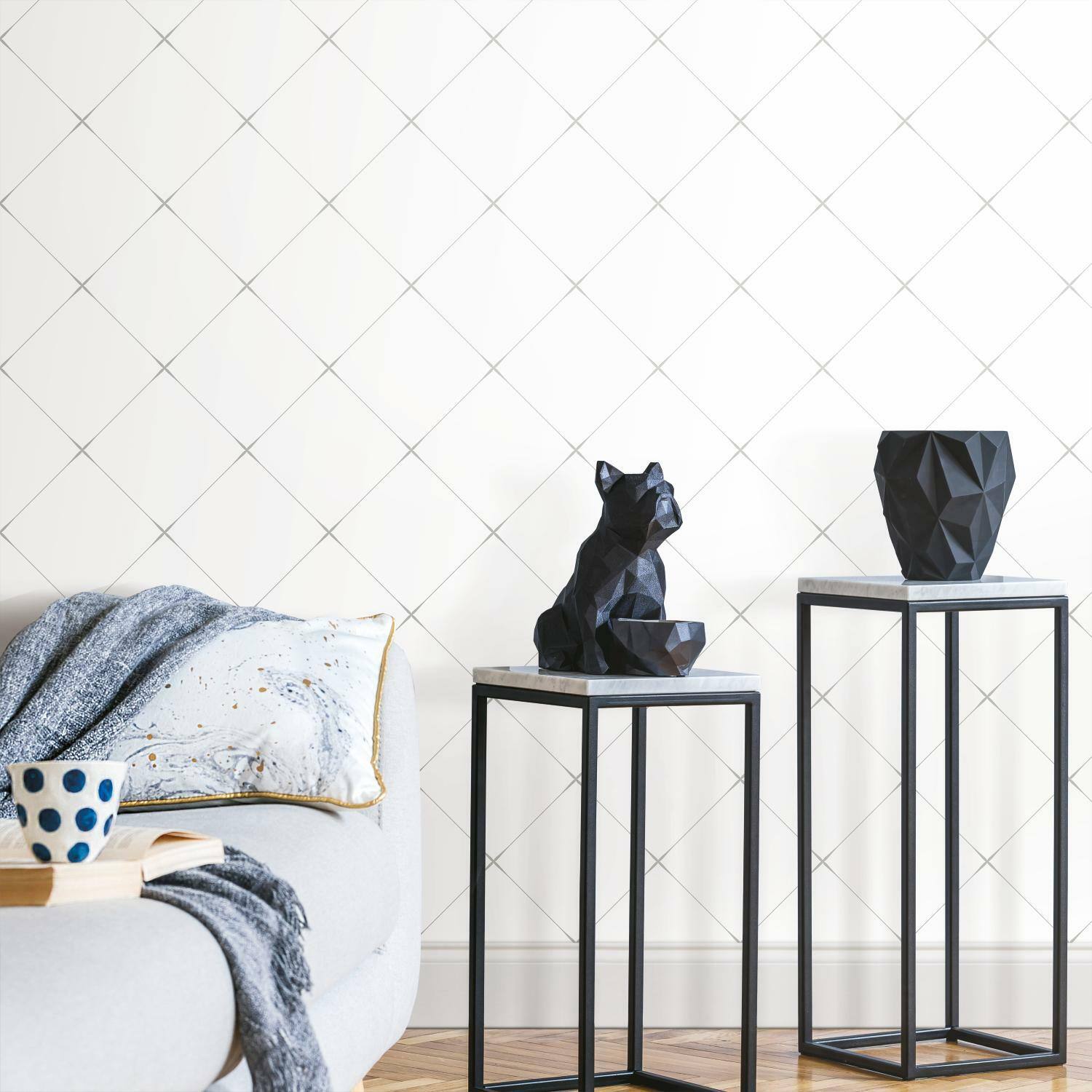 RoomMates Diamond Tile Geo Peel & Stick Wallpaper