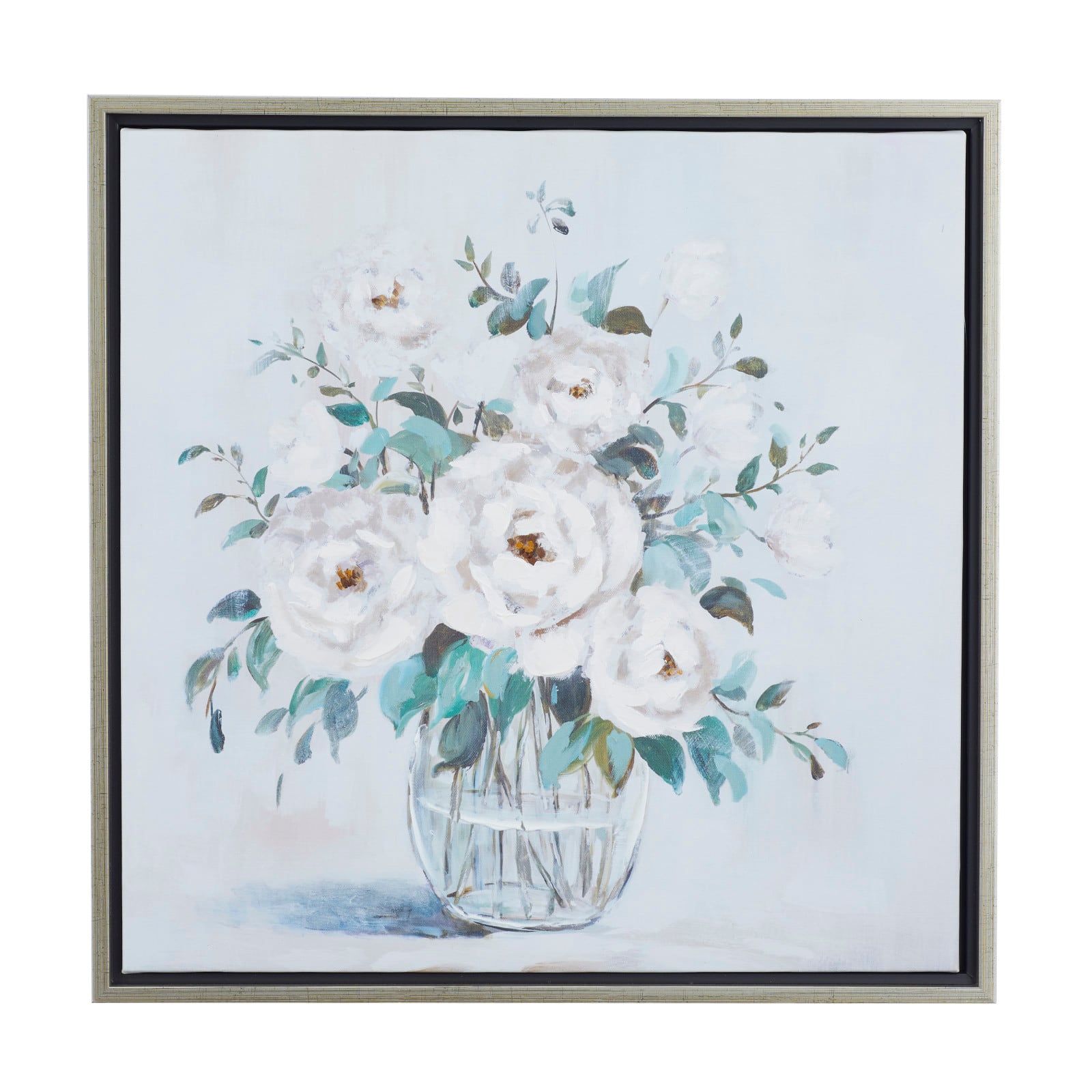 Multi Polystone French Country Framed Wall Art, 24" x 24" x 2"