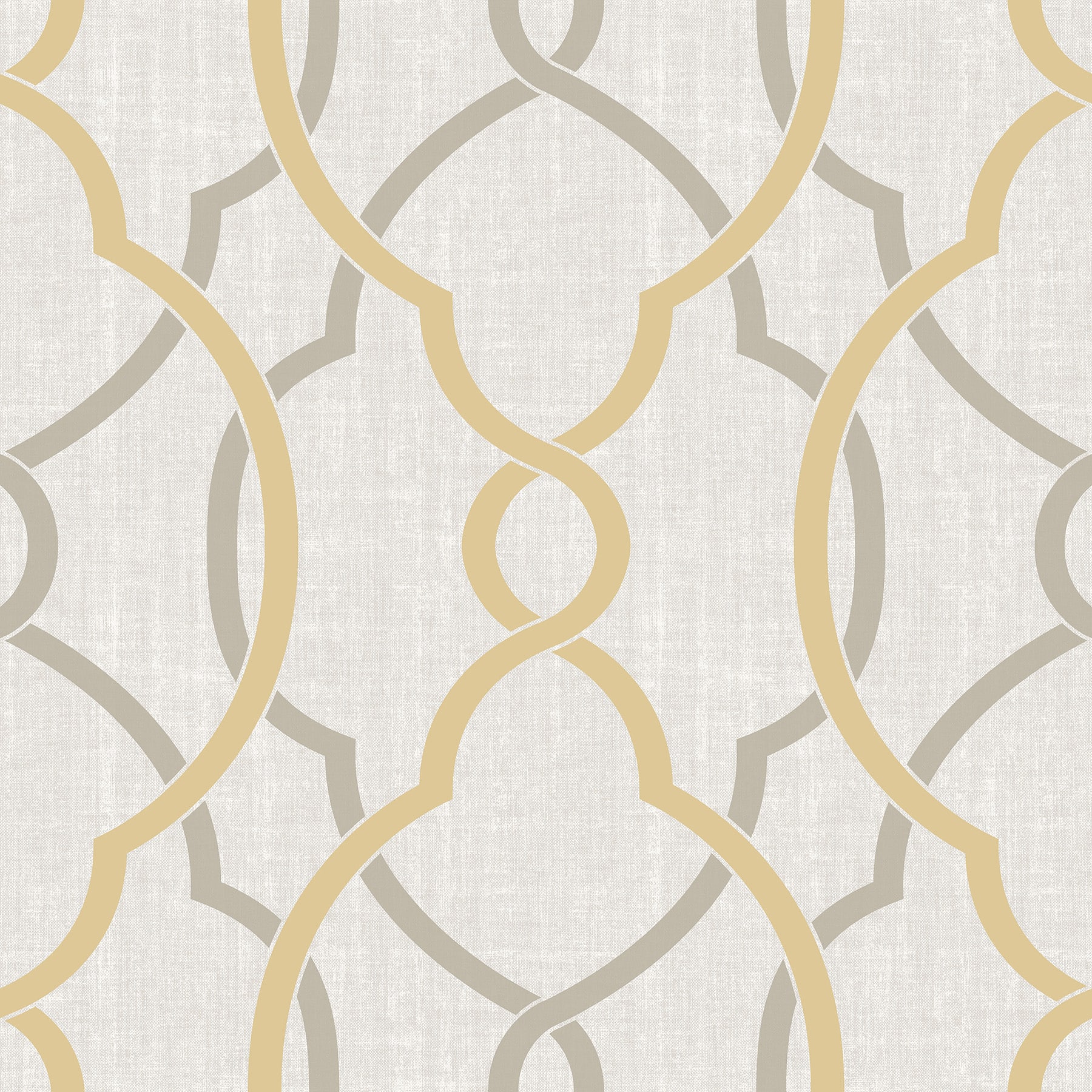NuWallpaper Sausalito Taupe & Yellow Peel & Stick Wallpaper