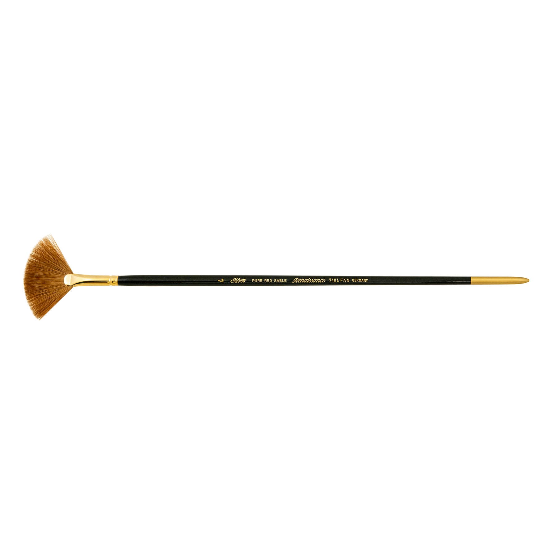 Silver Brush Limited Renaissance® Series 7104 Size 4 Blender Long Handle Fan Brush