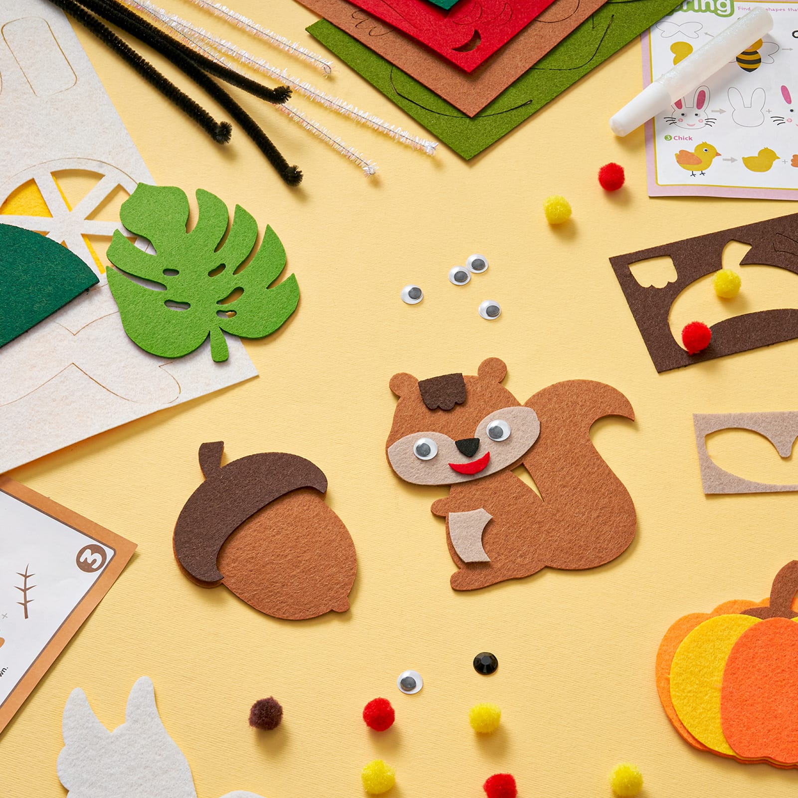 Arteza® Kids Felt Craft Kit, Four Seasons
