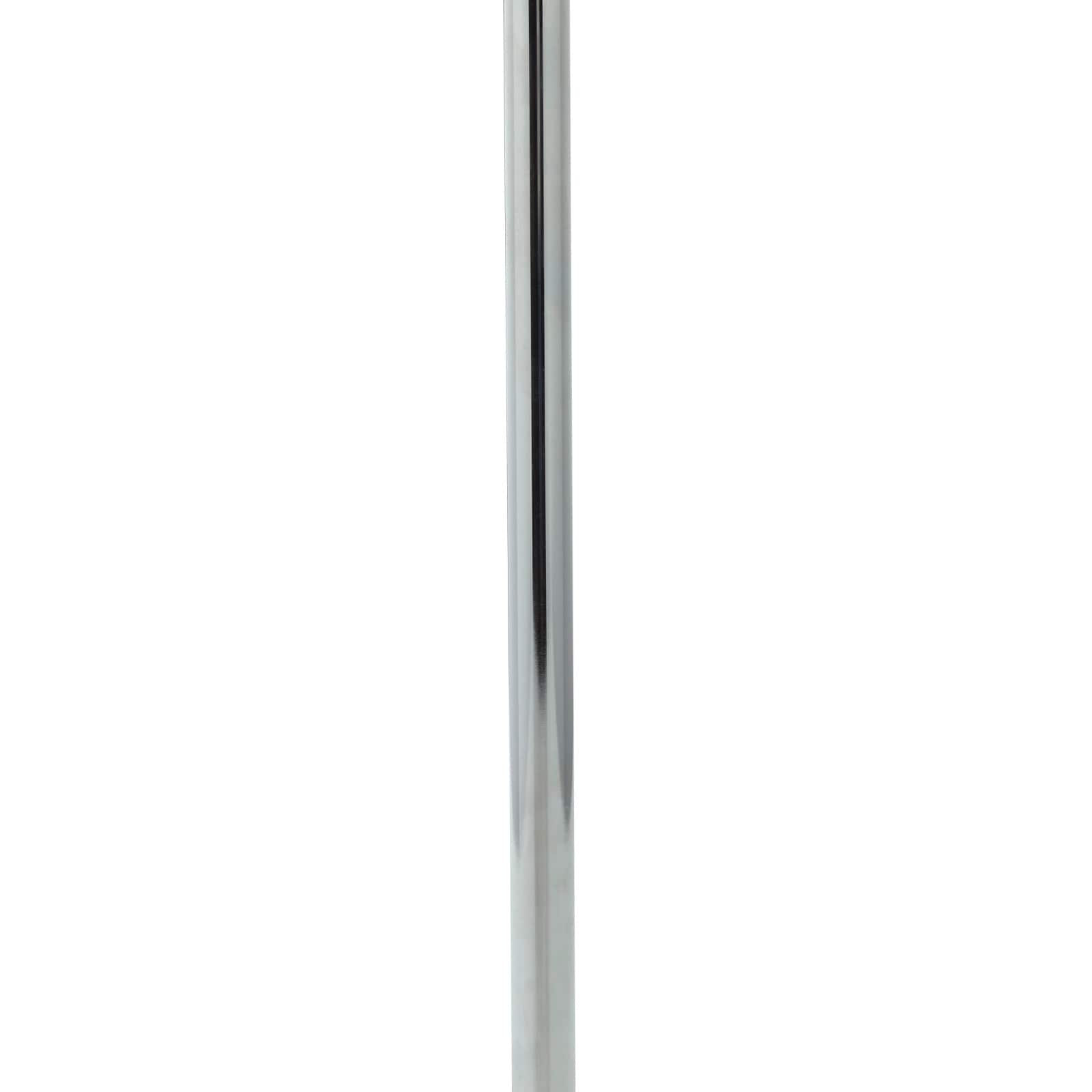 Silver Iron Contemporary Table Lamp, 30" x 13" x 13"