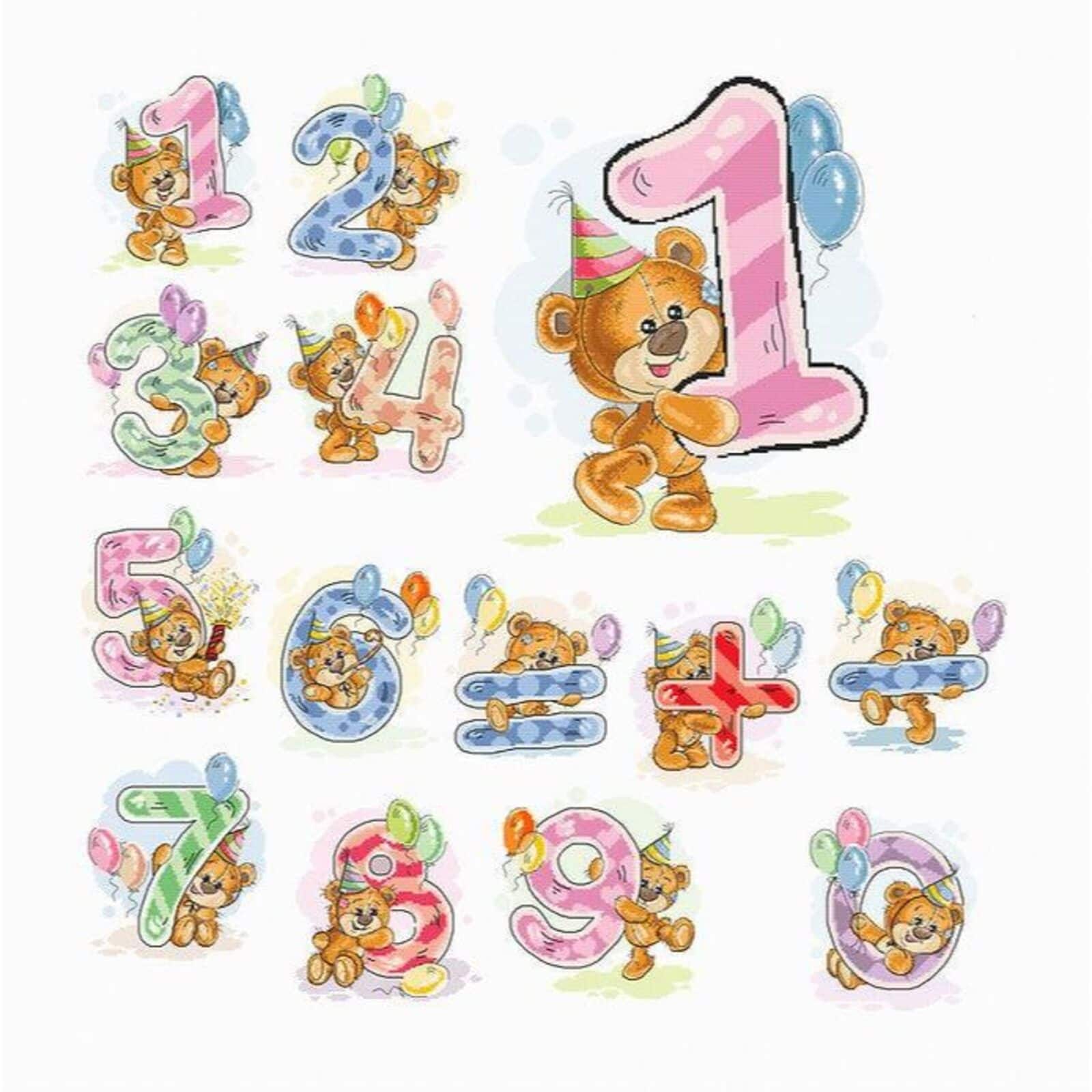 Luca-s Numbers Counted Cross Stitch Kit