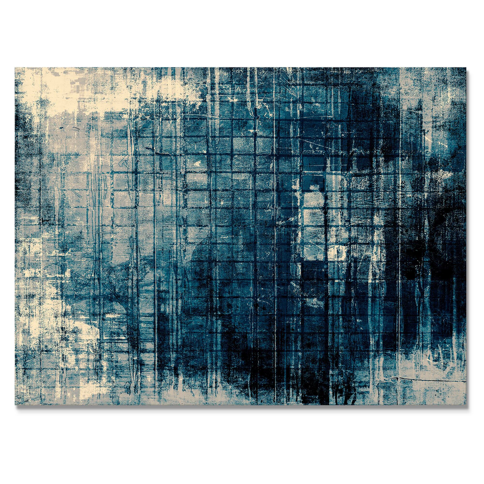 Designart - Grunge background - Modern Canvas Wall Art