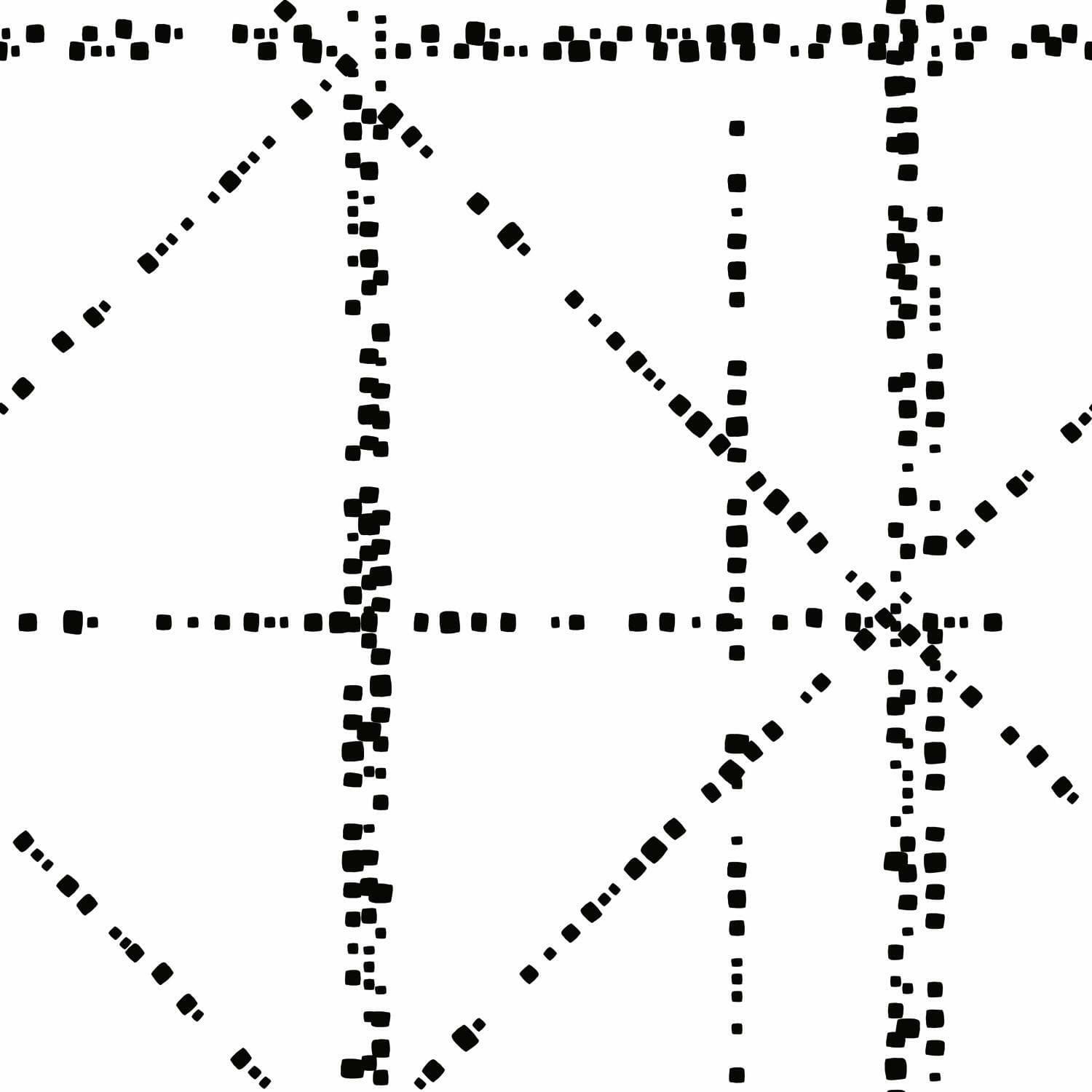 RoomMates Black Diamond Grid Specks Peel & Stick Wallpaper